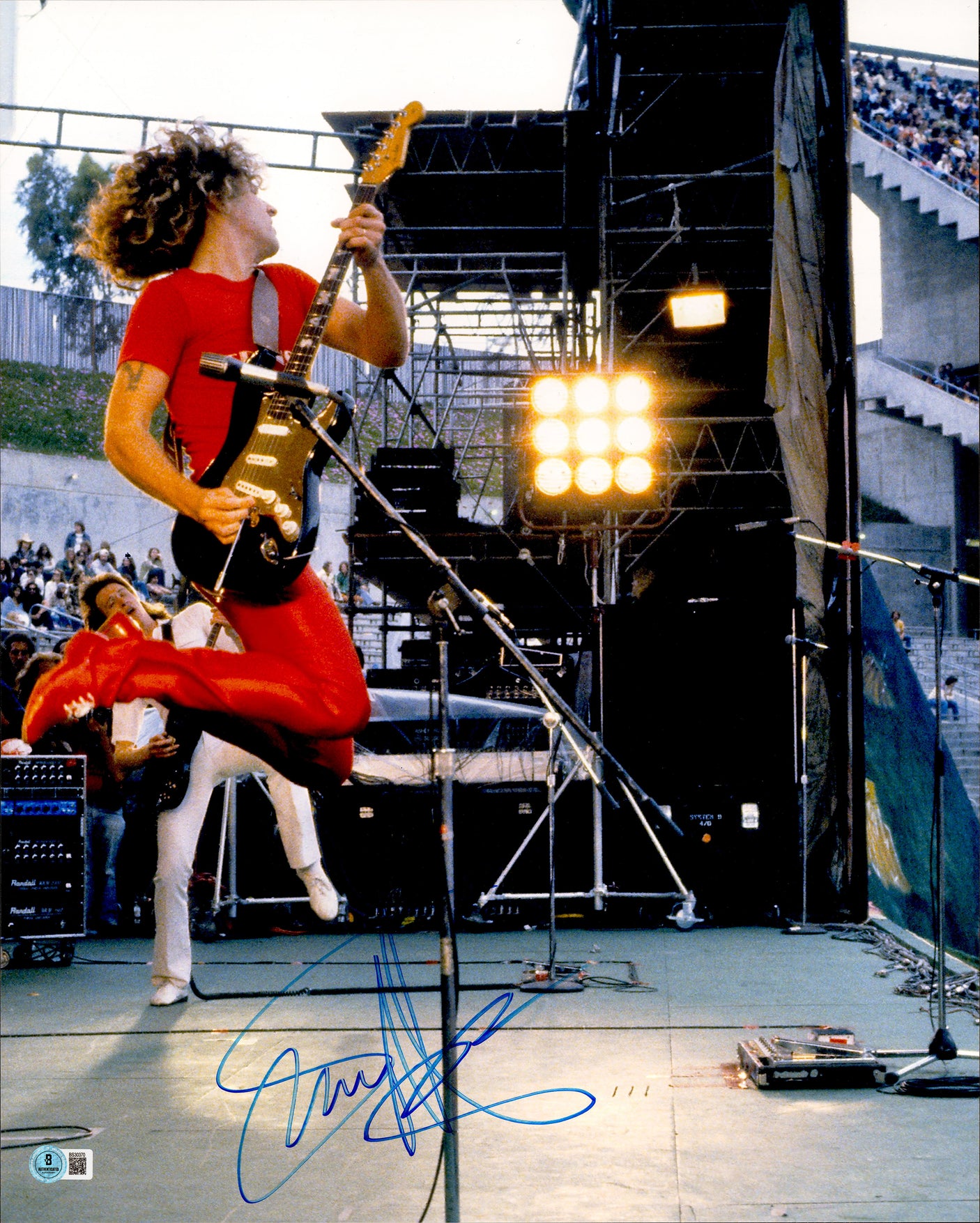 Sammy Hagar Autographed 16x20 Photo Beckett BAS QR #BS30370