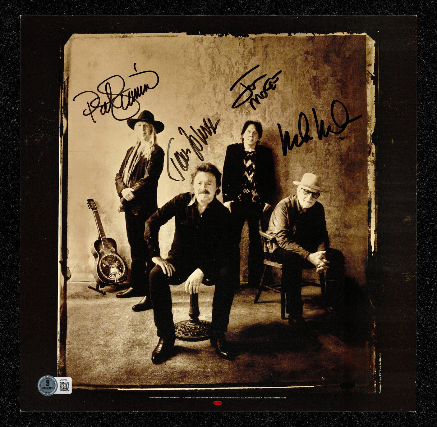 The Doobie Brothers Autographed 12x12 Walk This Road Album Flat Beckett BAS #AE16579