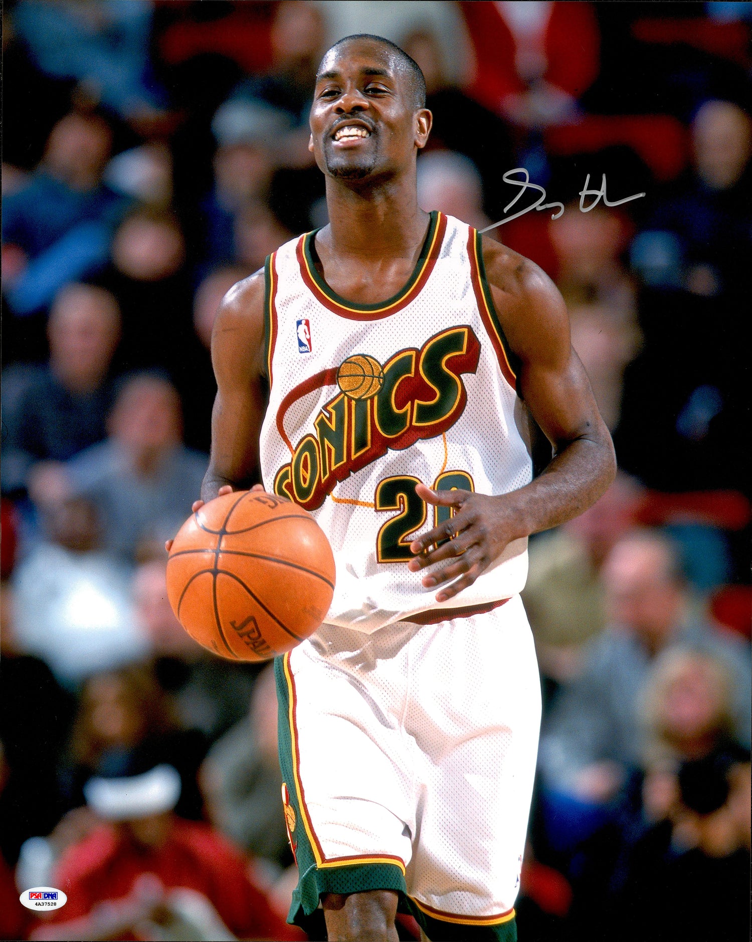 Gary Payton Autographed 16x20 Photo Seattle Supersonics PSA/DNA #4A37528