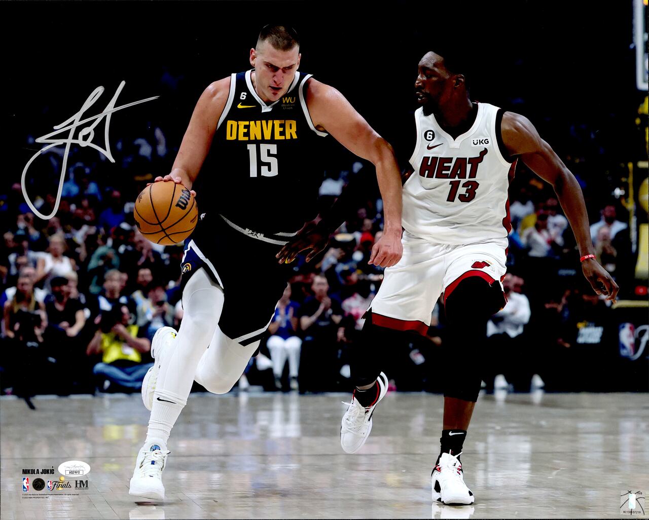 Nikola Jokic Autographed 16x20 Photo Denver Nuggets JSA #AQ21612