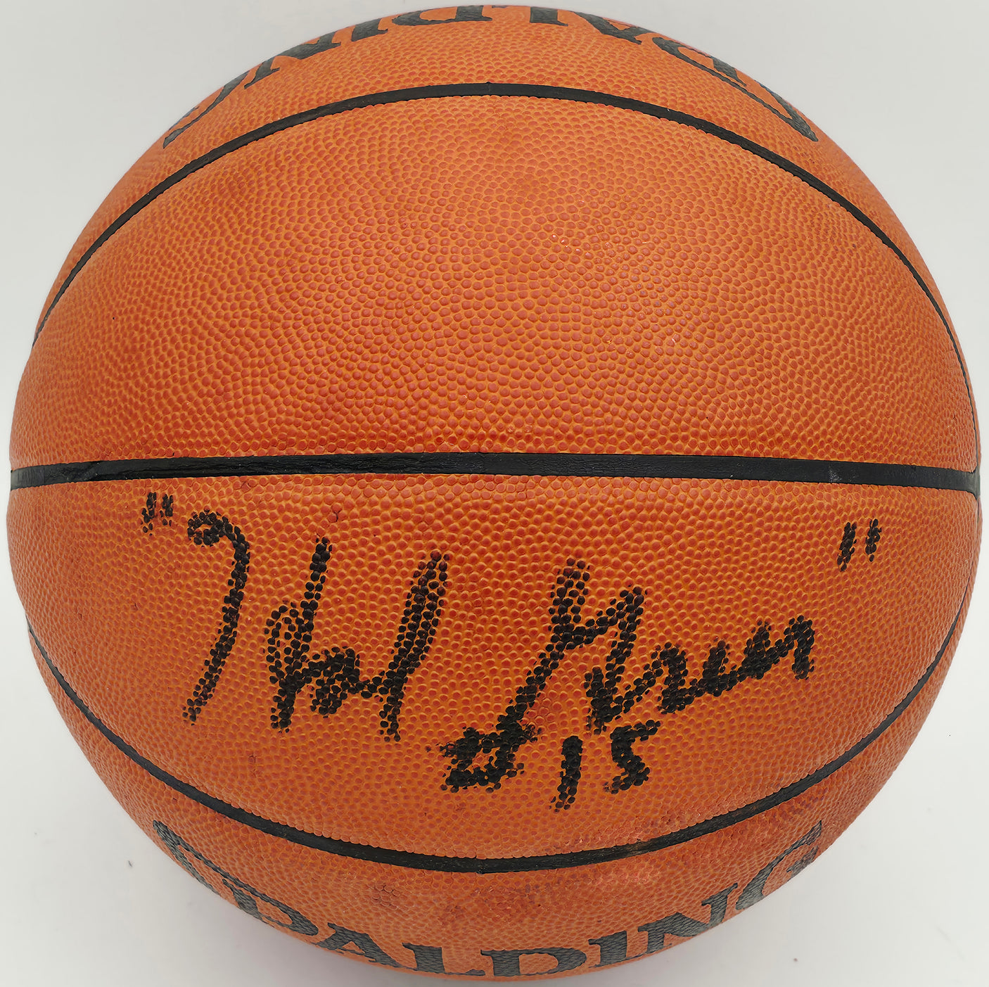 Hal Greer Autographed Spalding NBA Leather Game Basketball Philadelphia 76ers Beckett BAS QR #BS30427