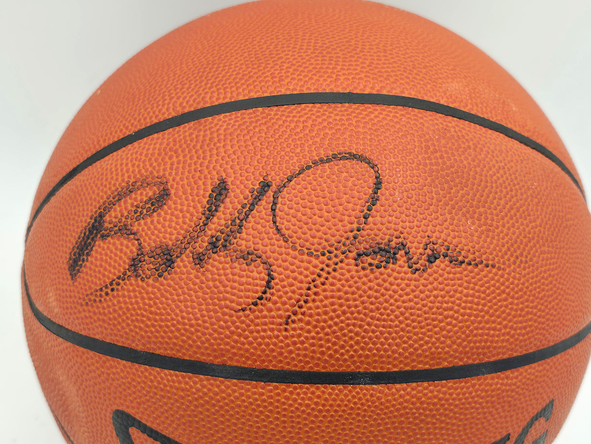 Bobby Jones Autographed Spalding NBA Leather Game Basketball Philadelphia 76ers Beckett BAS QR #BS30418