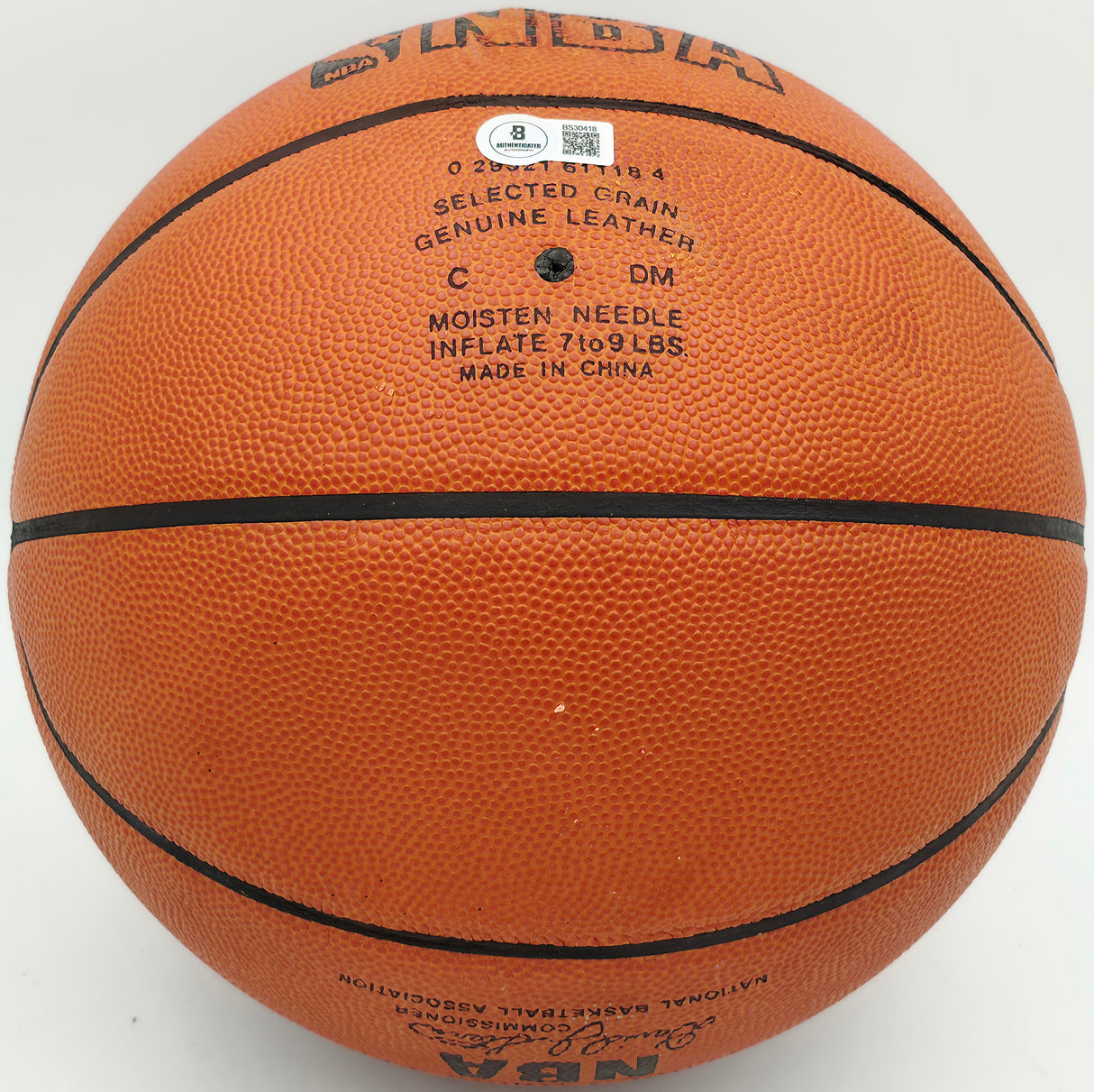 Bobby Jones Autographed Spalding NBA Leather Game Basketball Philadelphia 76ers Beckett BAS QR #BS30418