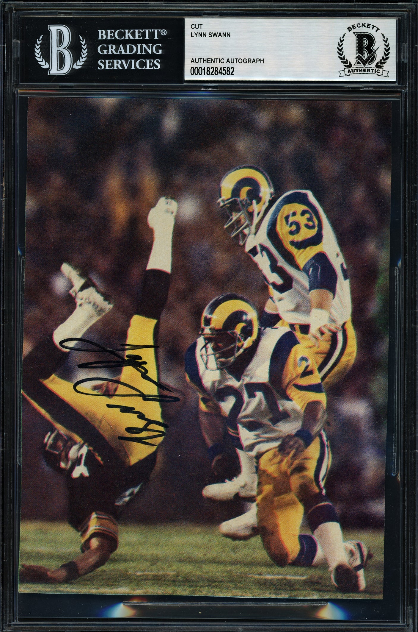 Lynn Swann Autographed 5"x7" Magazine Photo Pittsburgh Steelers Beckett BAS #18284582