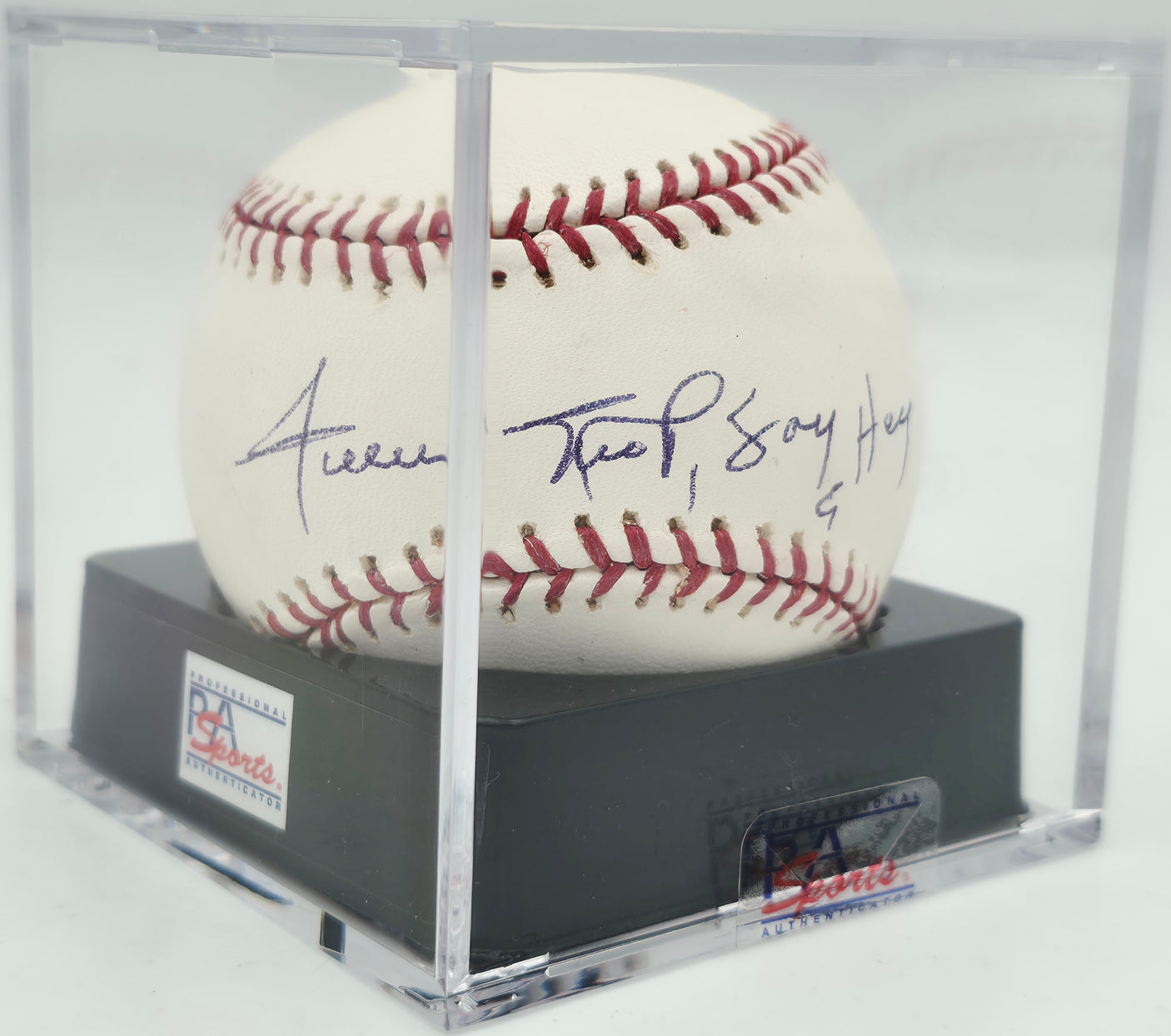 Willie Mays Autographed Official MLB Baseball San Francisco Giants PSA 9 Auto Grade Mint 9 "Say Hey" PSA/DNA #81434781