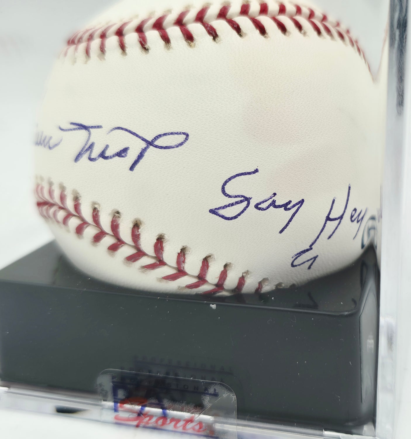 Willie Mays Autographed Official MLB Baseball San Francisco Giants PSA 9 Auto Grade Mint 9 "Say Hey" PSA/DNA #81434784