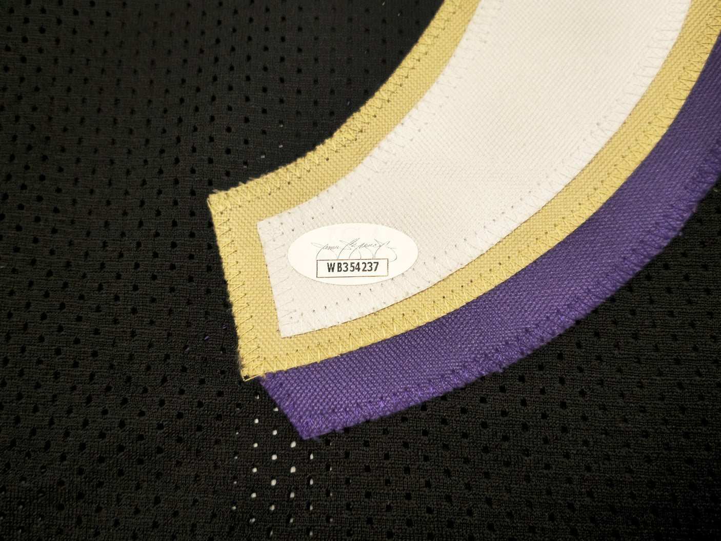 Baltimore Ravens Justin Tucker Autographed Black Jersey JSA Stock #232736