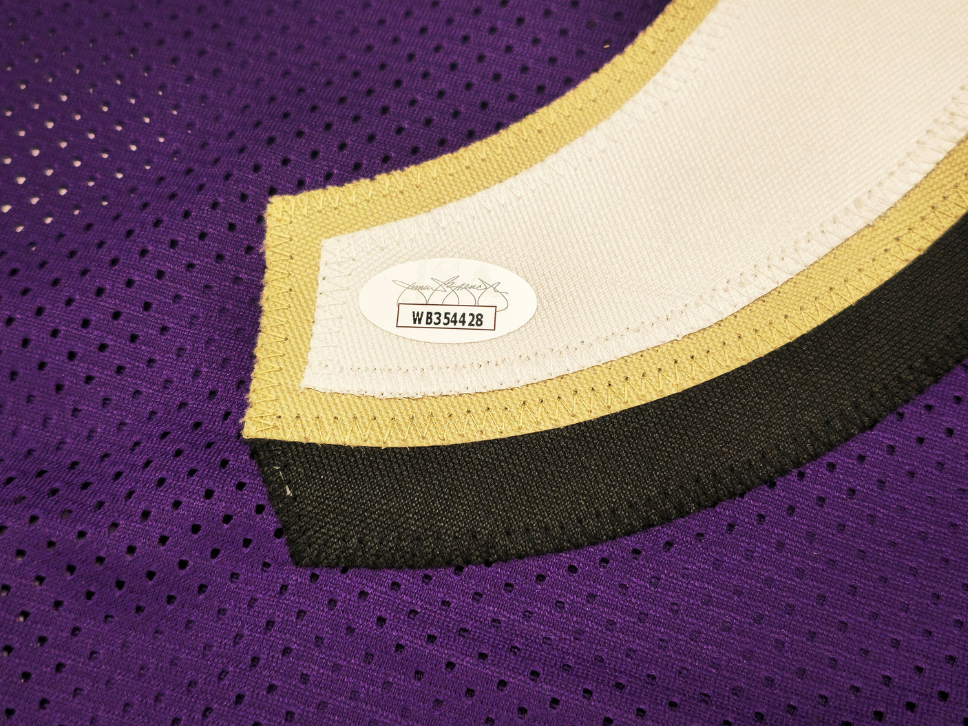 Baltimore Ravens Justin Tucker Autographed Purple Jersey JSA Stock #232737