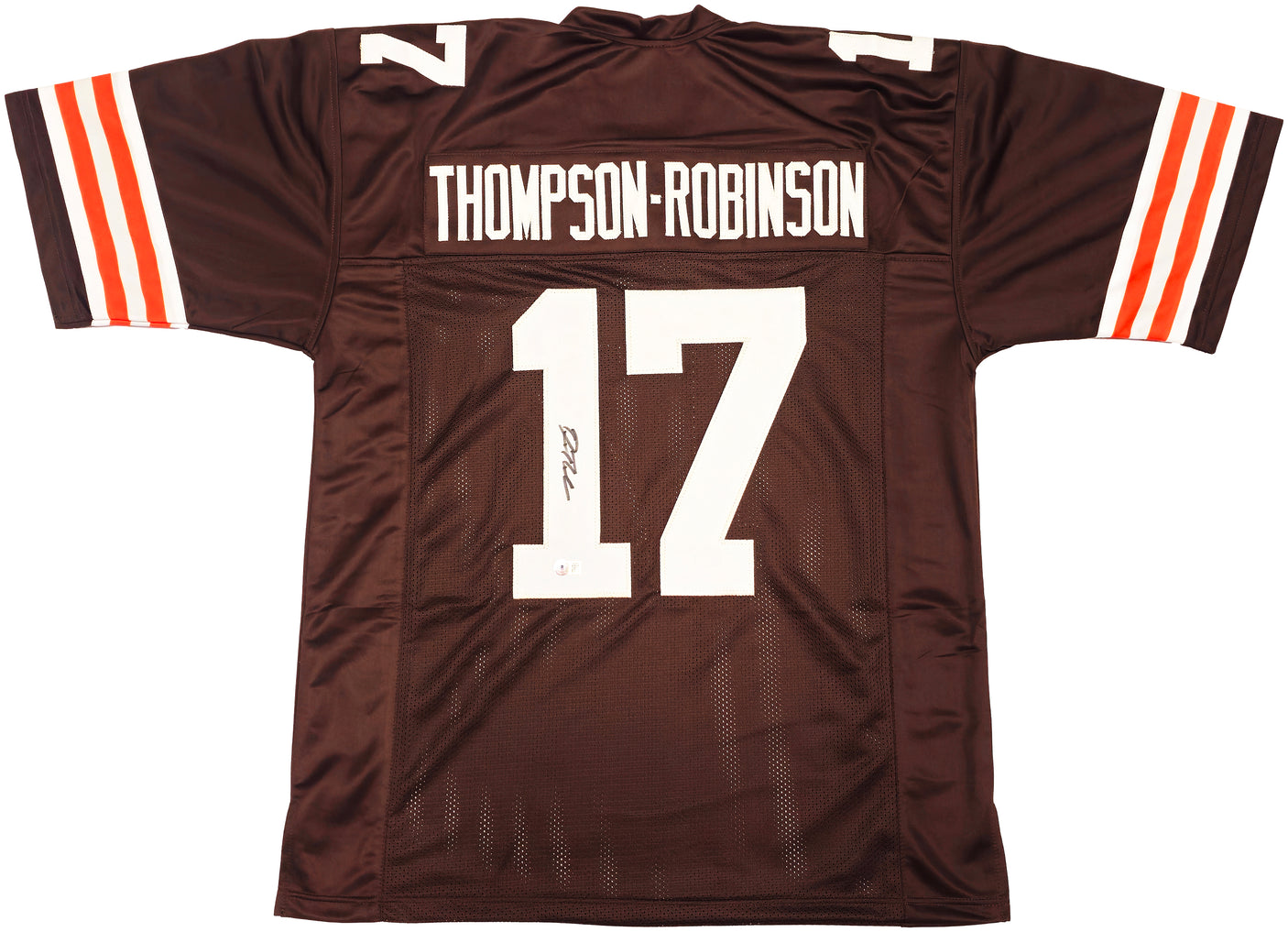 Cleveland Browns Dorian Thompson-Robinson Autographed Brown Jersey Beckett BAS Witness Stock #233370