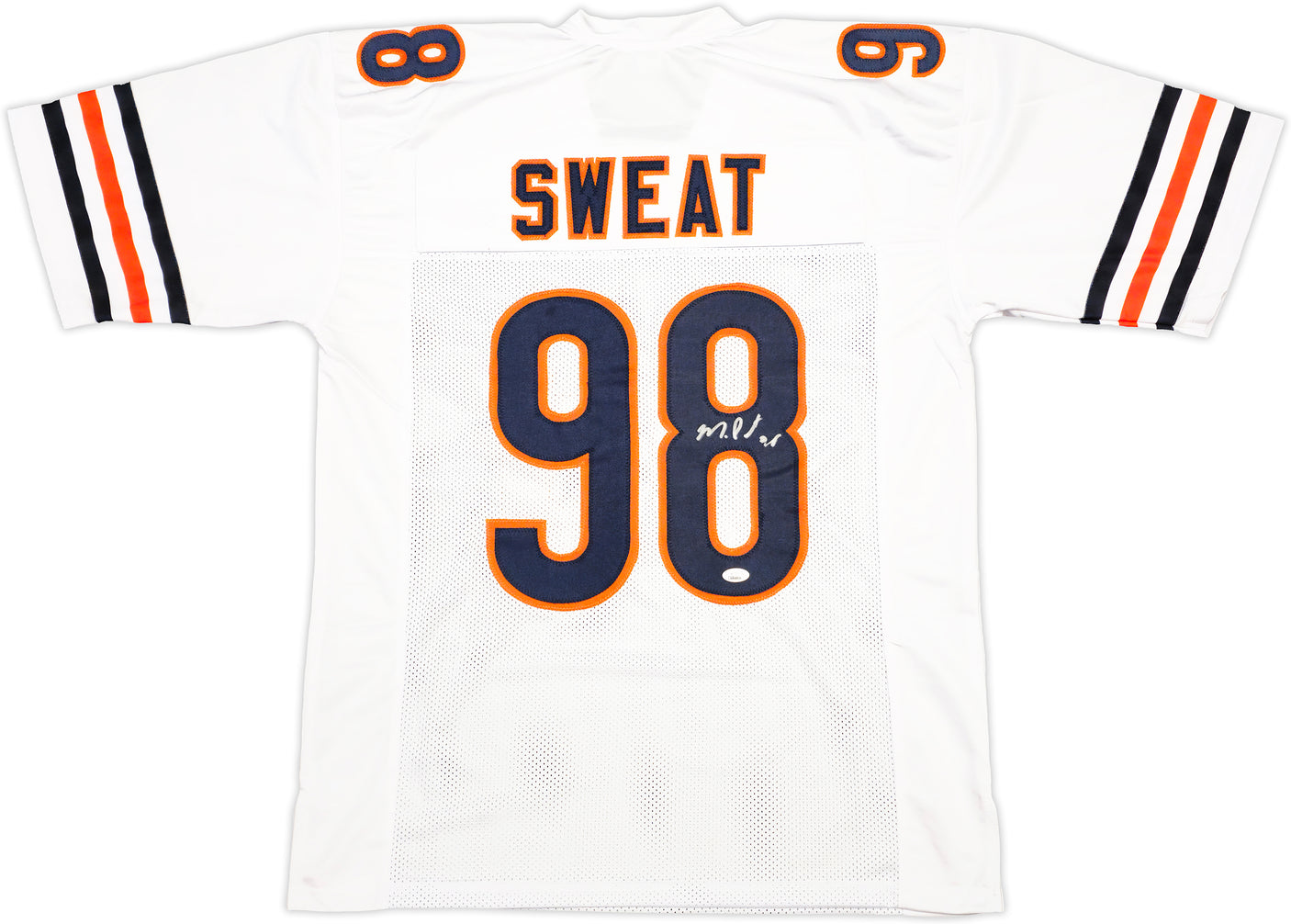 Chicago Bears Montez Sweat Autographed White Jersey JSA Stock #233376