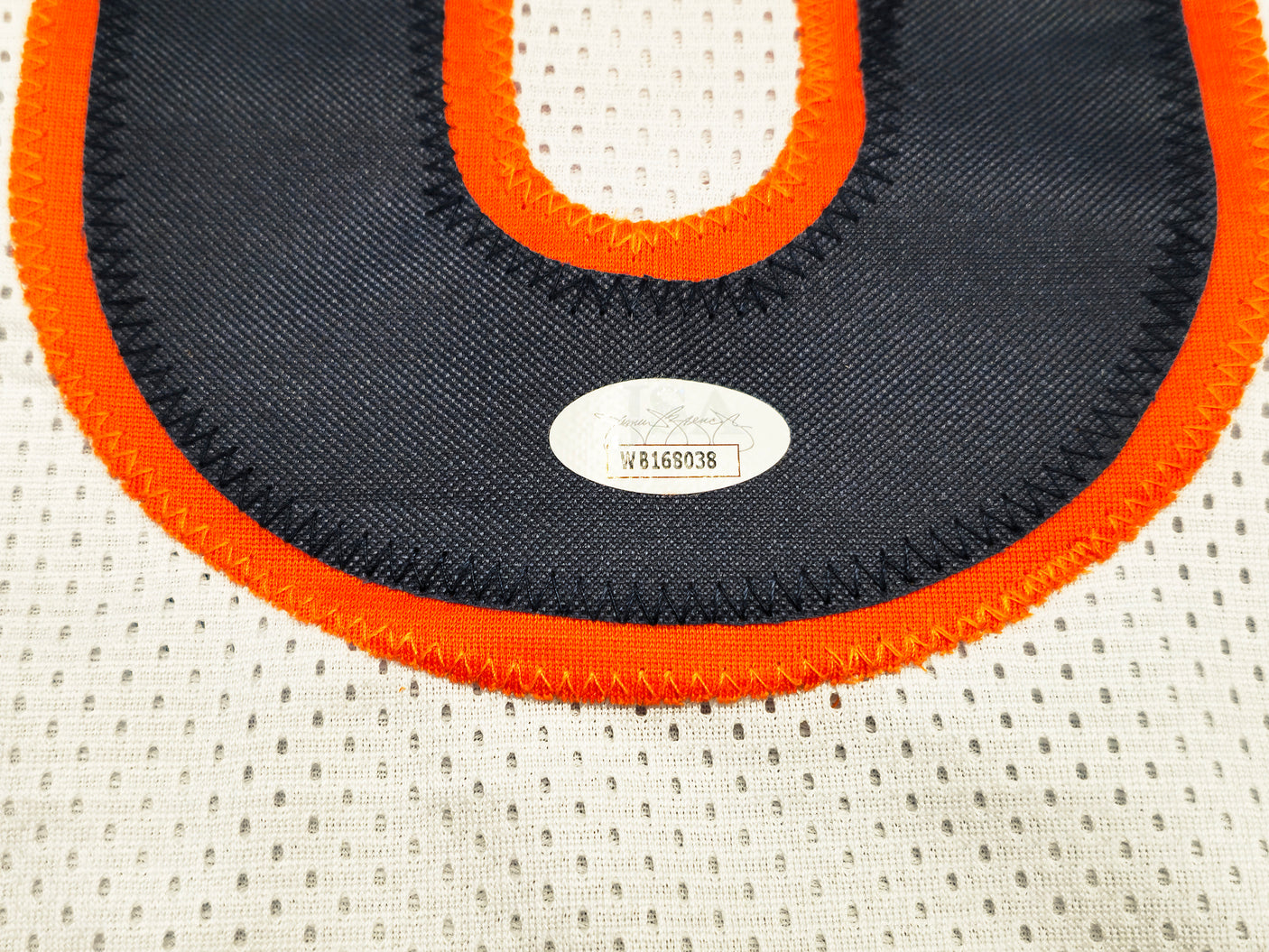 Chicago Bears Montez Sweat Autographed White Jersey JSA Stock #233376