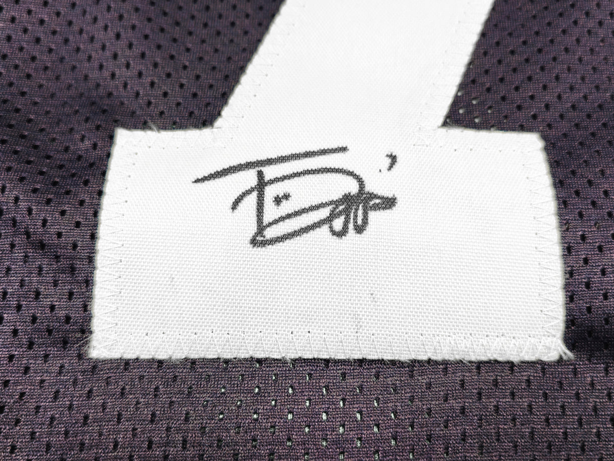 Dallas Cowboys Trevon Diggs Autographed Blue & White Jersey Beckett BAS QR Stock #233661