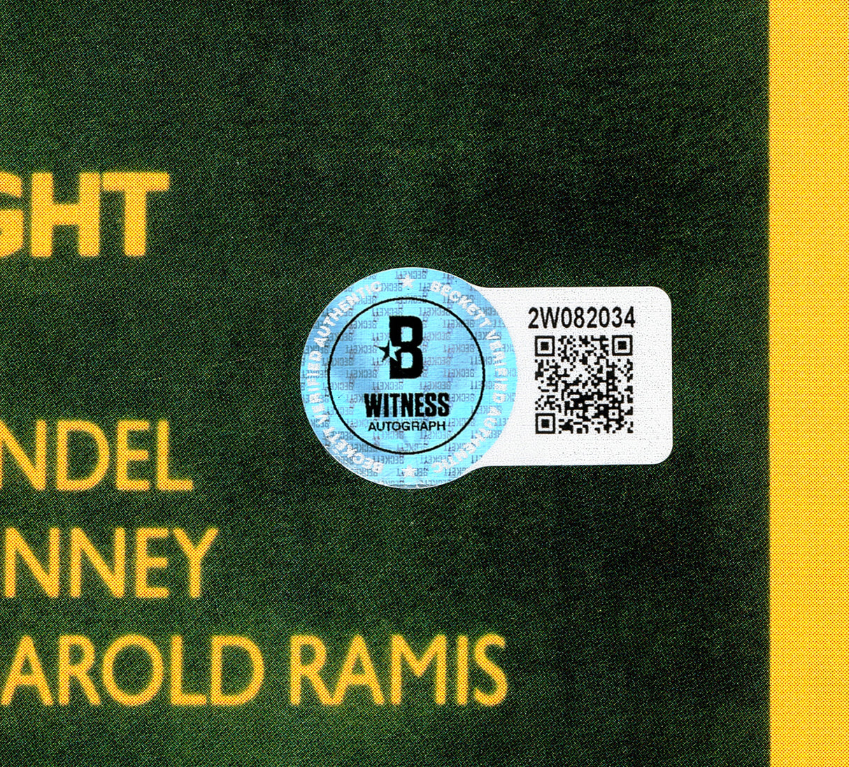 Chevy Chase Autographed 11x17 Caddyshack Movie Poster Beckett BAS Witness Stock #233719