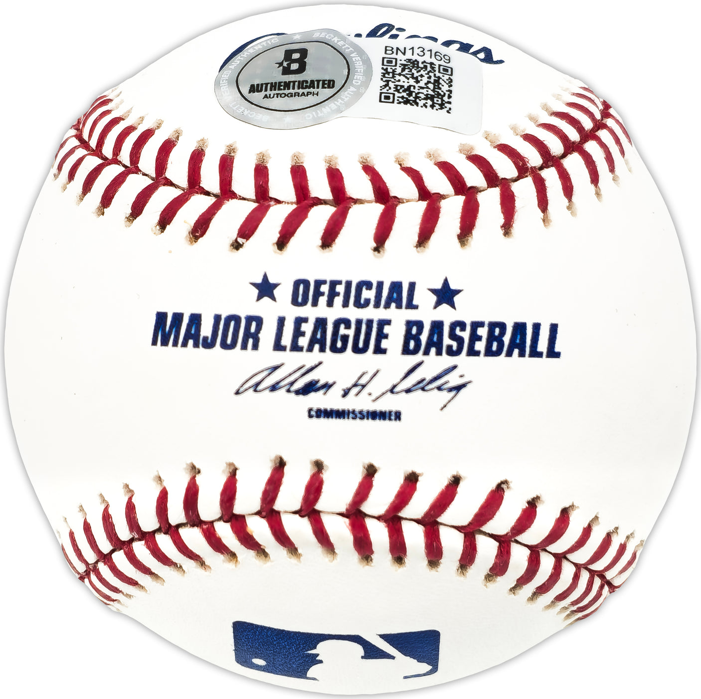Bill Kern Autographed Official MLB Baseball KC A's Beckett BAS QR #BN13169