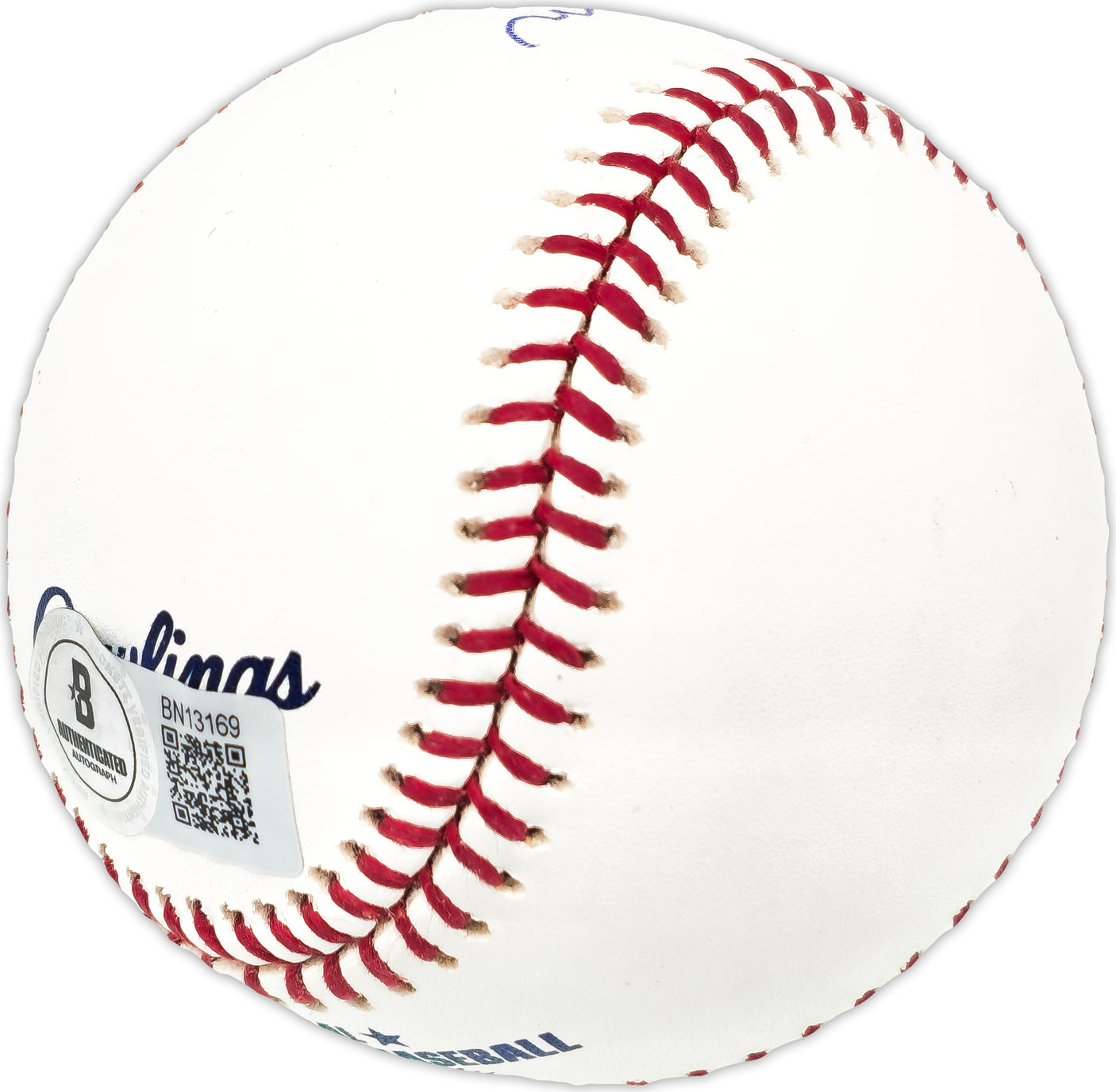 Bill Kern Autographed Official MLB Baseball KC A's Beckett BAS QR #BN13169