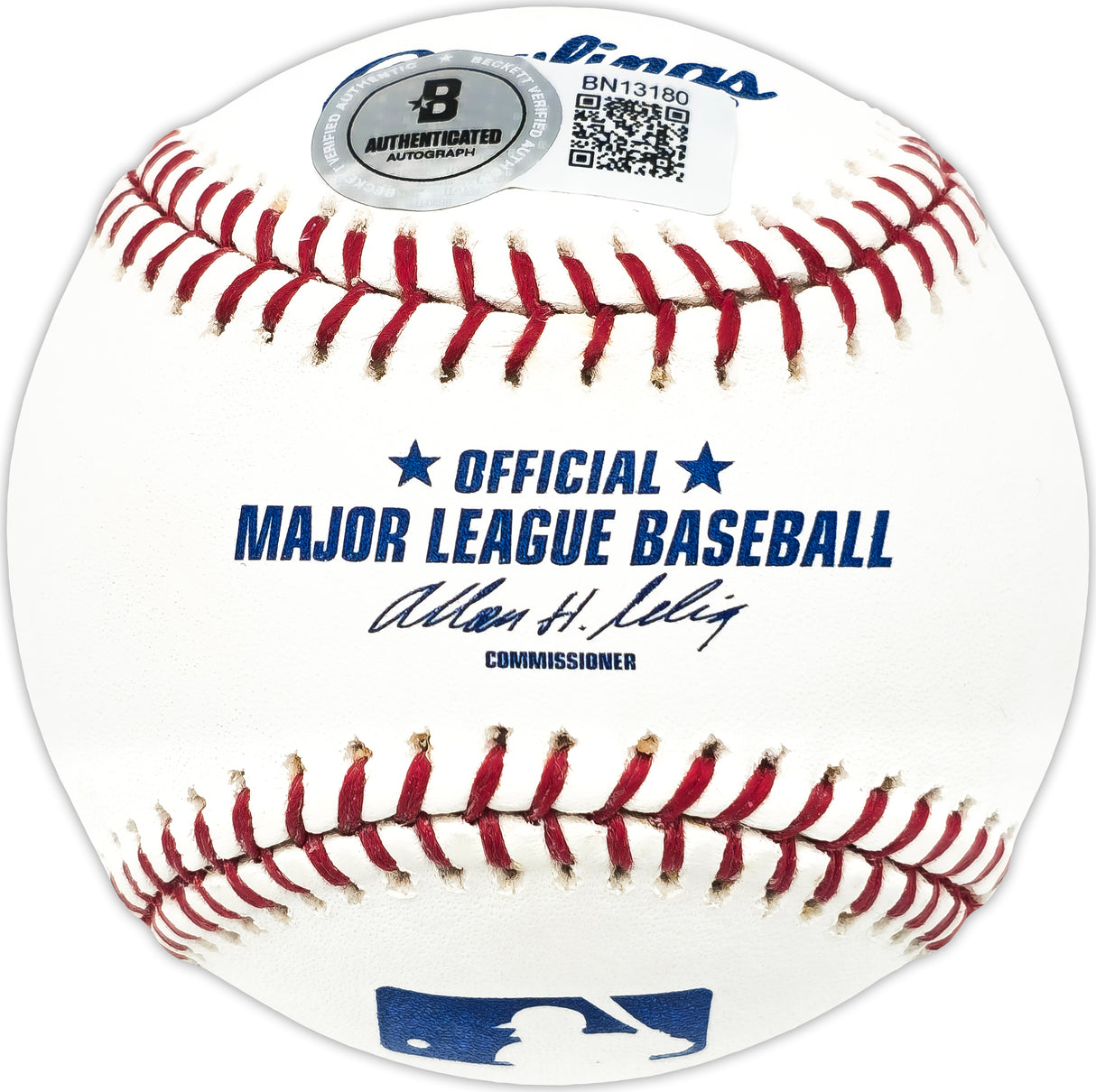 Rick Herrscher Autographed Official MLB Baseball New York Mets Beckett BAS QR #BN13180