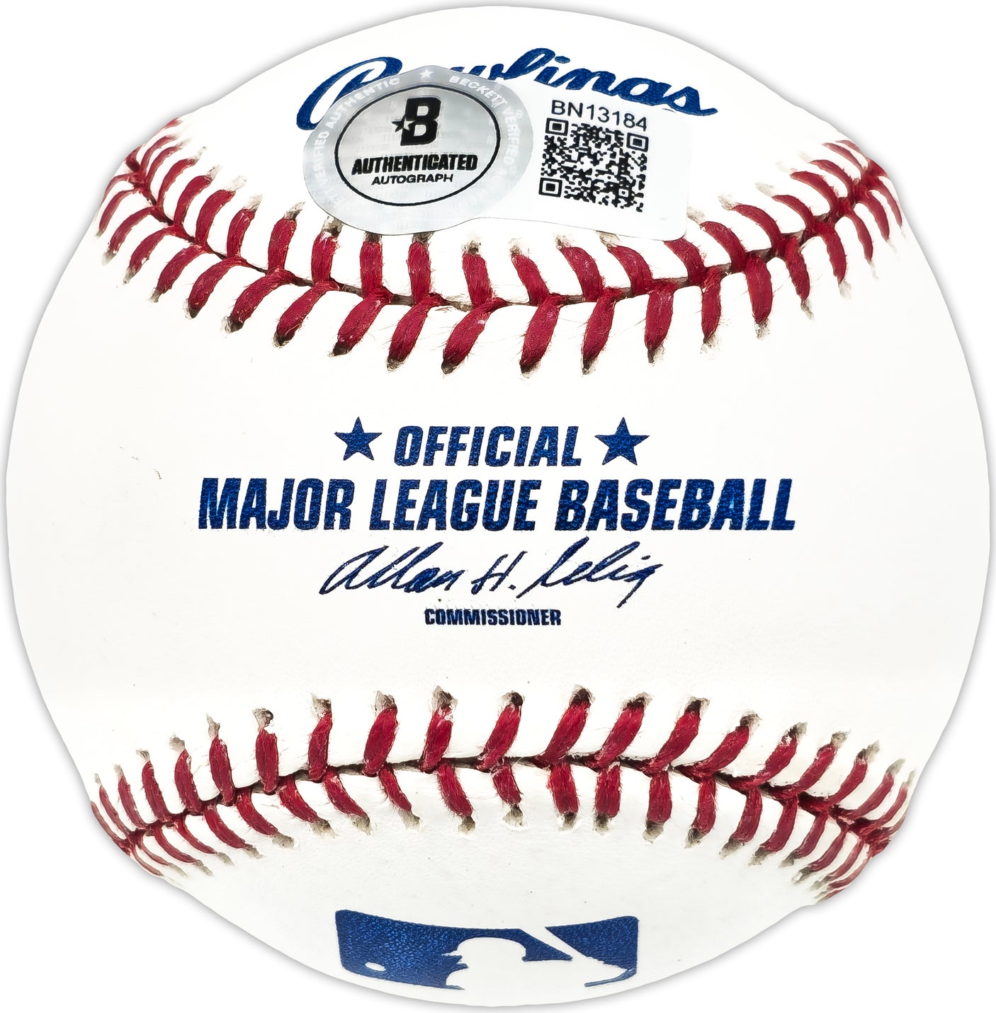 Charlie Gorin Autographed Official MLB Baseball Milwaukee Braves Beckett BAS QR #BN13184