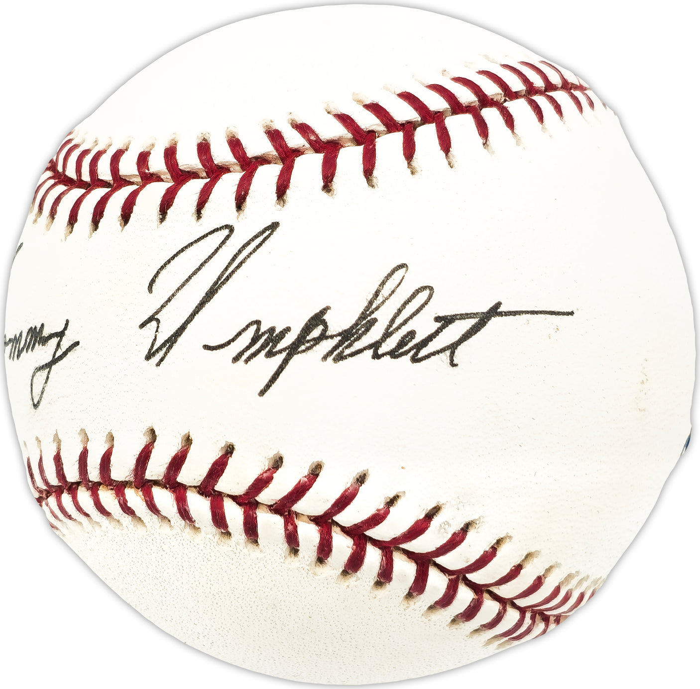 Tommy Umphlett Autographed Official AL Baseball Red Sox, Senators Beckett BAS QR #BN13190