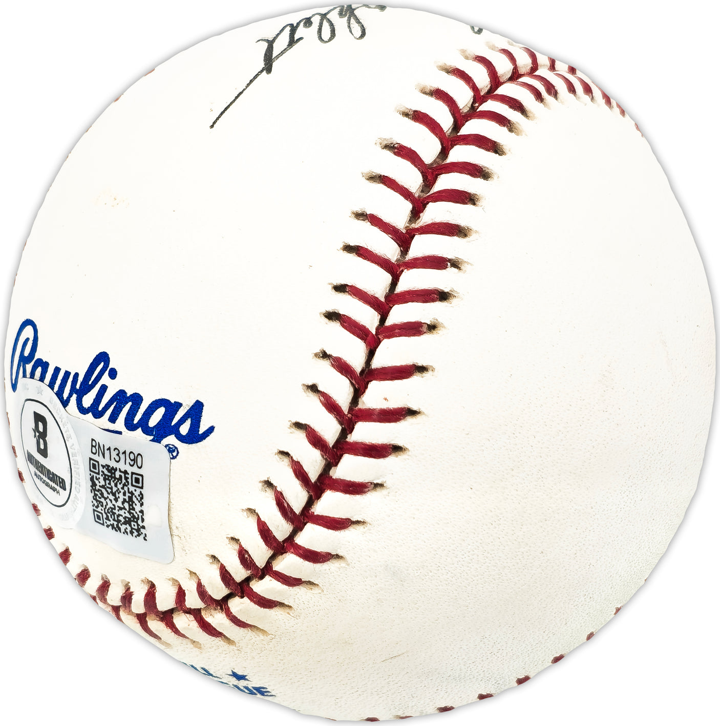 Tommy Umphlett Autographed Official AL Baseball Red Sox, Senators Beckett BAS QR #BN13190