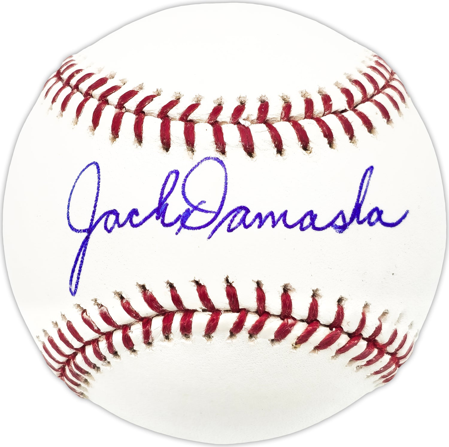 Jack Damaska Autographed Official MLB Baseball St. Louis Cardinals Beckett BAS QR #BN13204