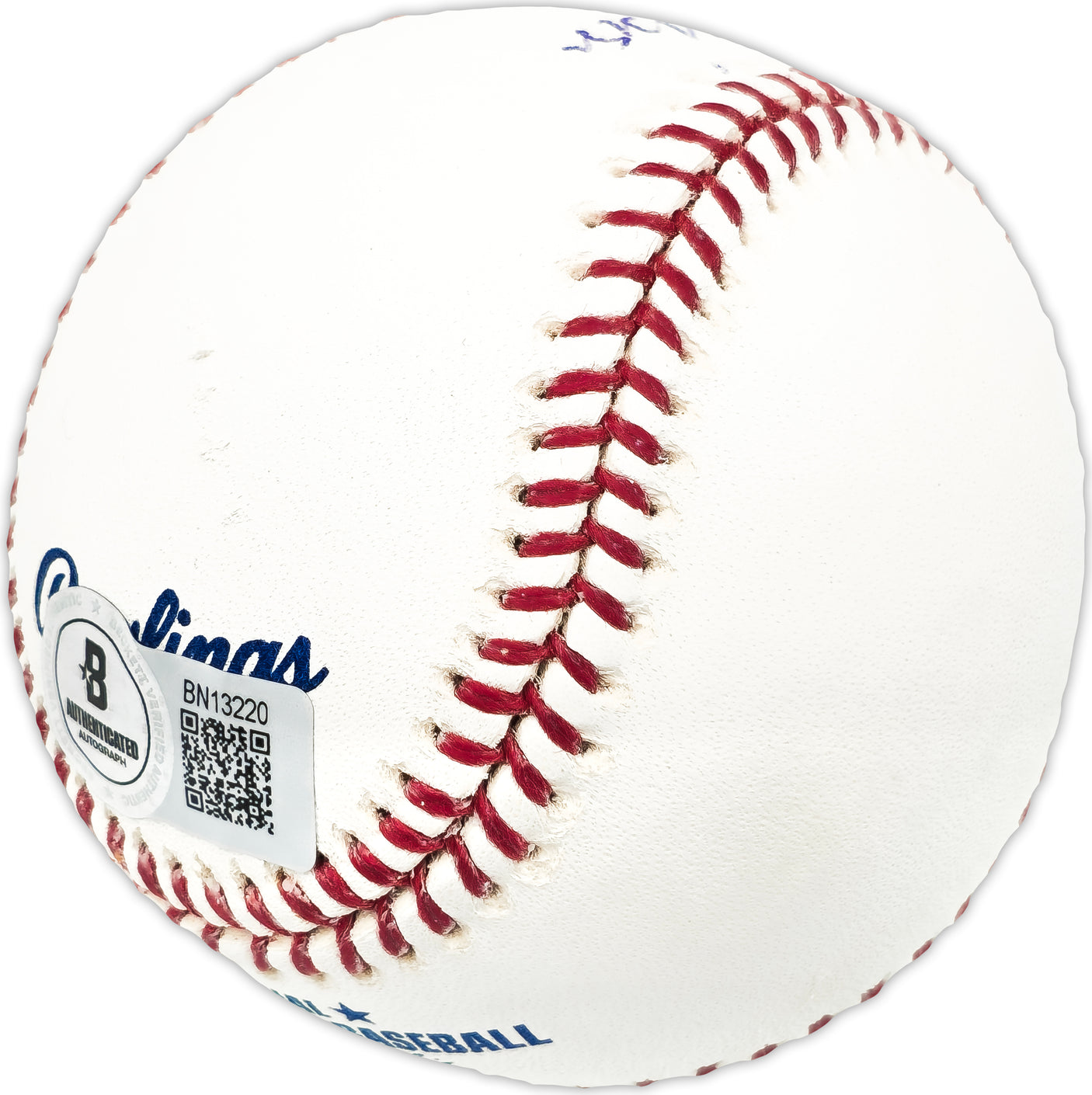 Tom Harrison Autographed Official MLB Baseball KC A's "1965" Beckett BAS QR #BN13220