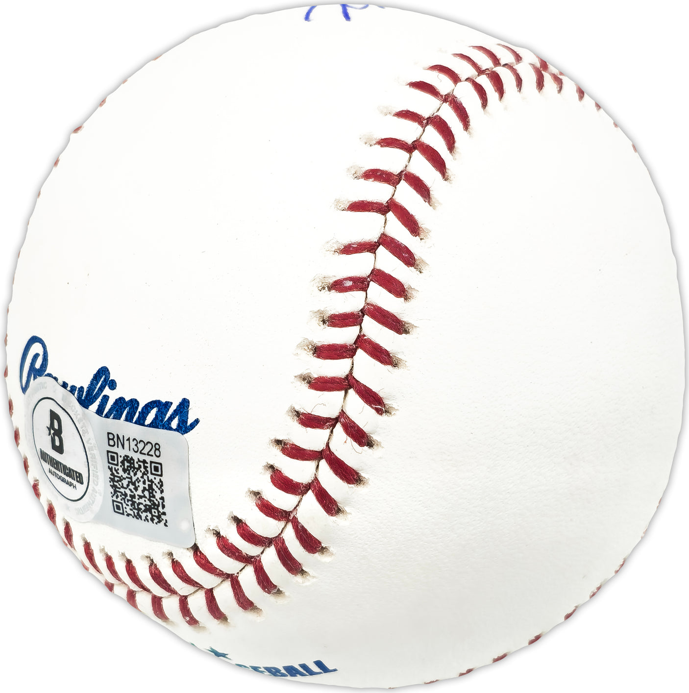 Mike Maddux Autographed Official MLB Baseball Texas Rangers Beckett BAS QR #BN13228