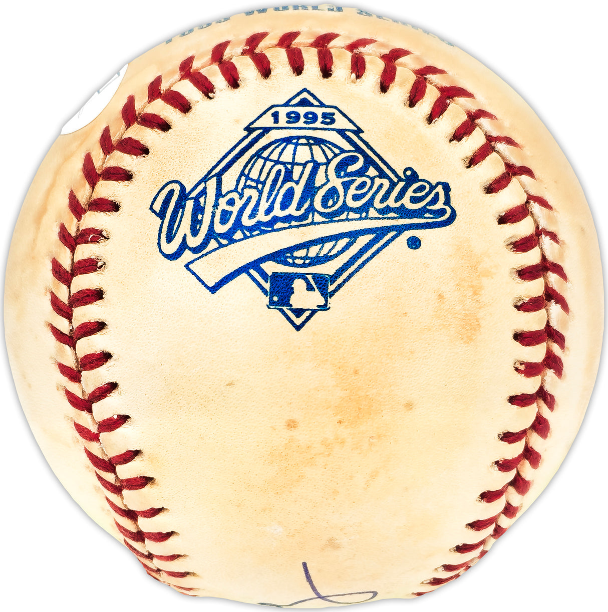 John Schuerholz Autographed Official 1995 World Series Logo MLB Baseball Atlanta Braves "HOF 2017" JSA #DD51786