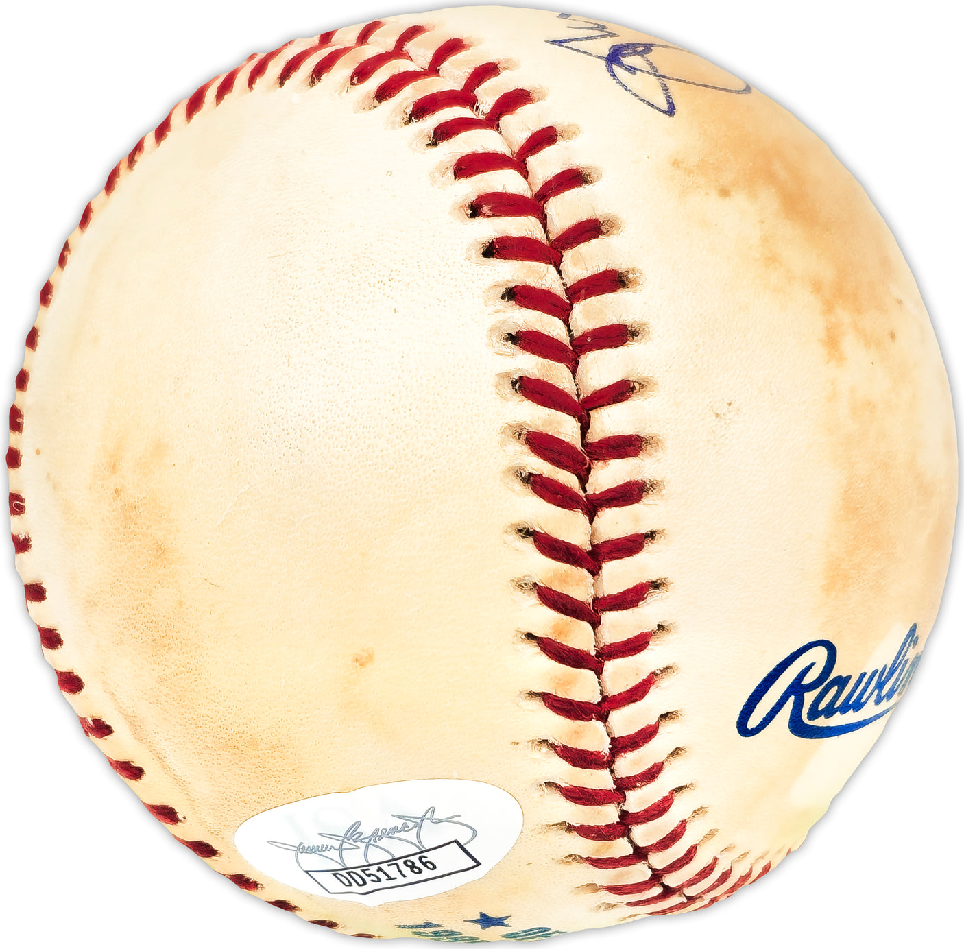 John Schuerholz Autographed Official 1995 World Series Logo MLB Baseball Atlanta Braves "HOF 2017" JSA #DD51786