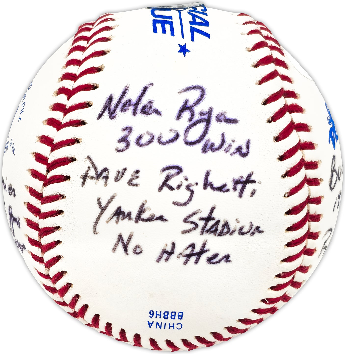 Al Clark Autographed Official League Baseball Umpire Statball With 11 Stats JSA #GG31762