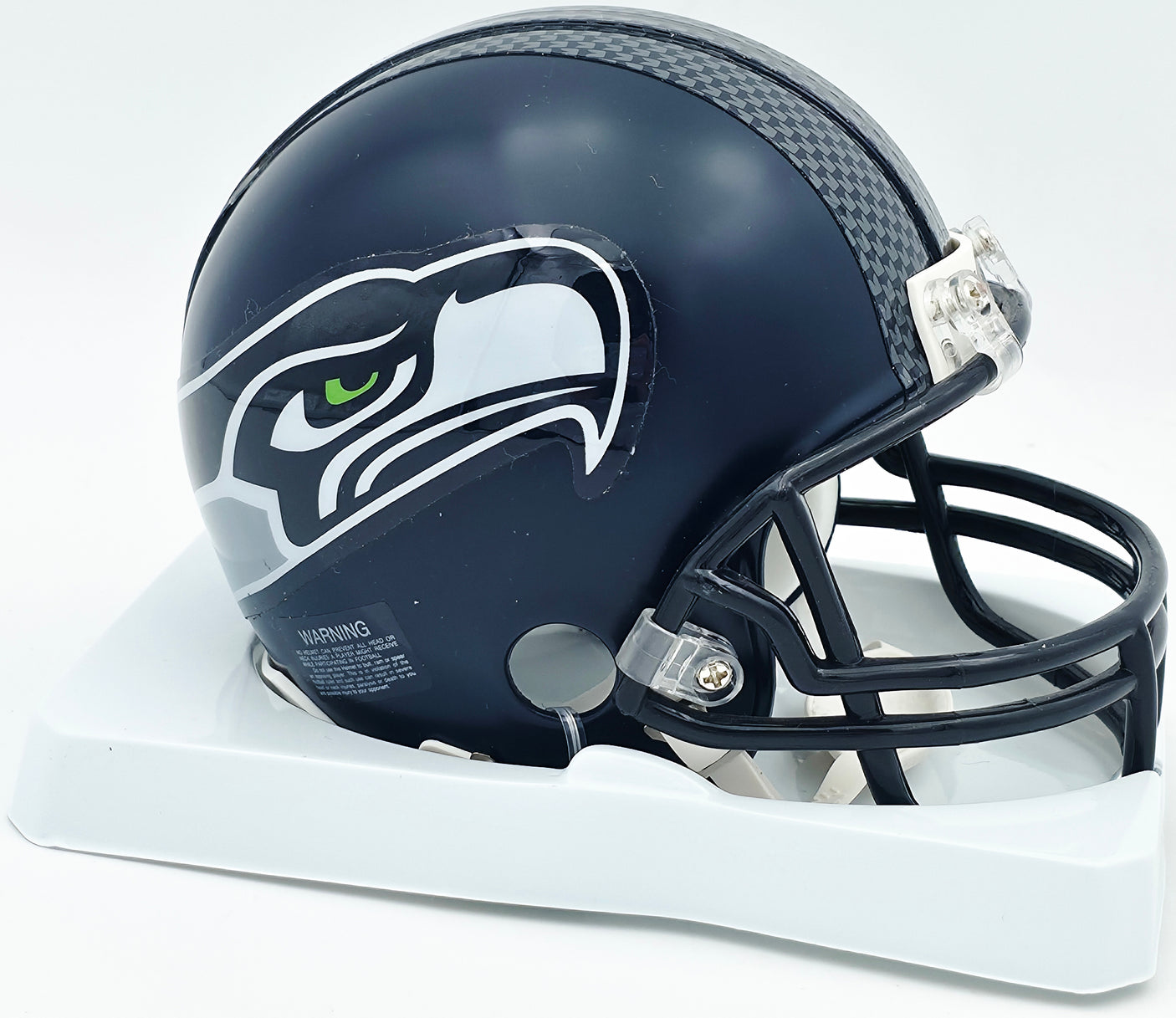 Shane Wright Autographed Seattle Kraken Blue Mini Helmet Beckett BAS QR #BS30084