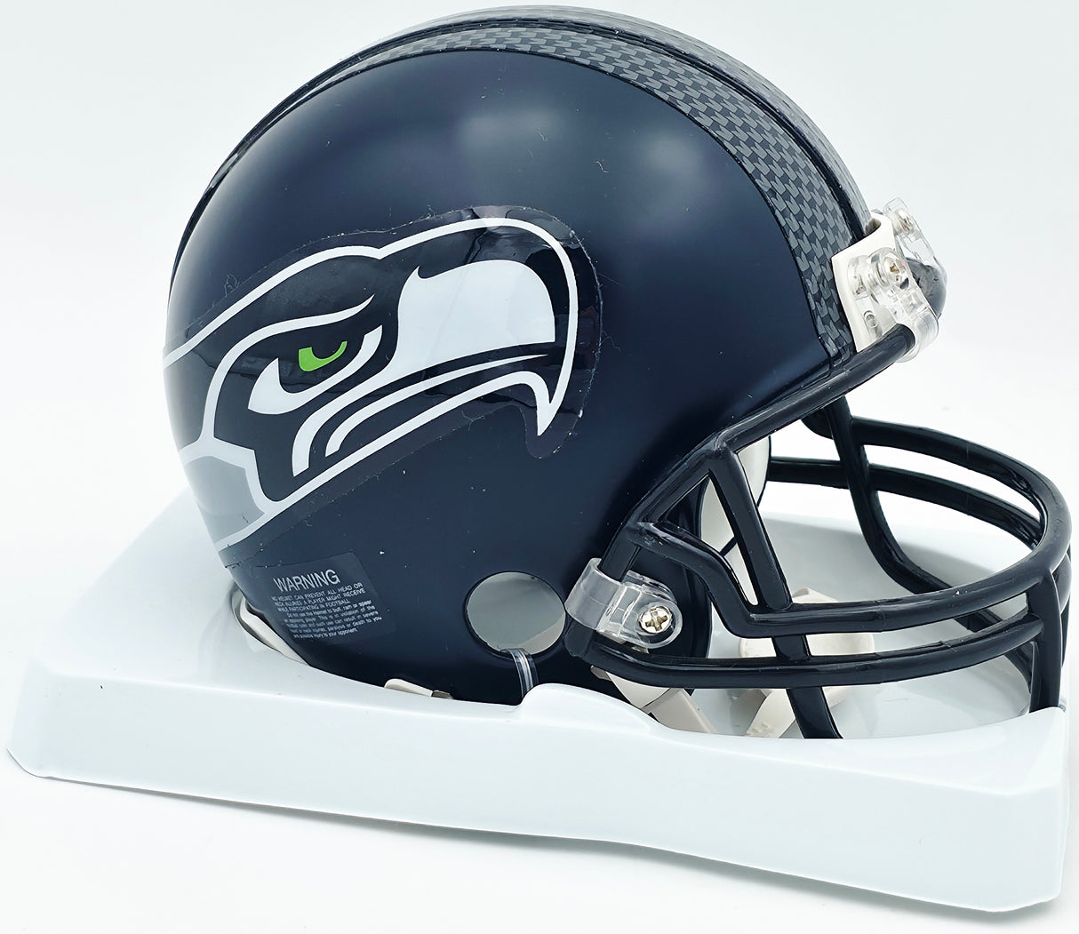 Shane Wright Autographed Seattle Kraken Blue Mini Helmet Beckett BAS QR #BS30084