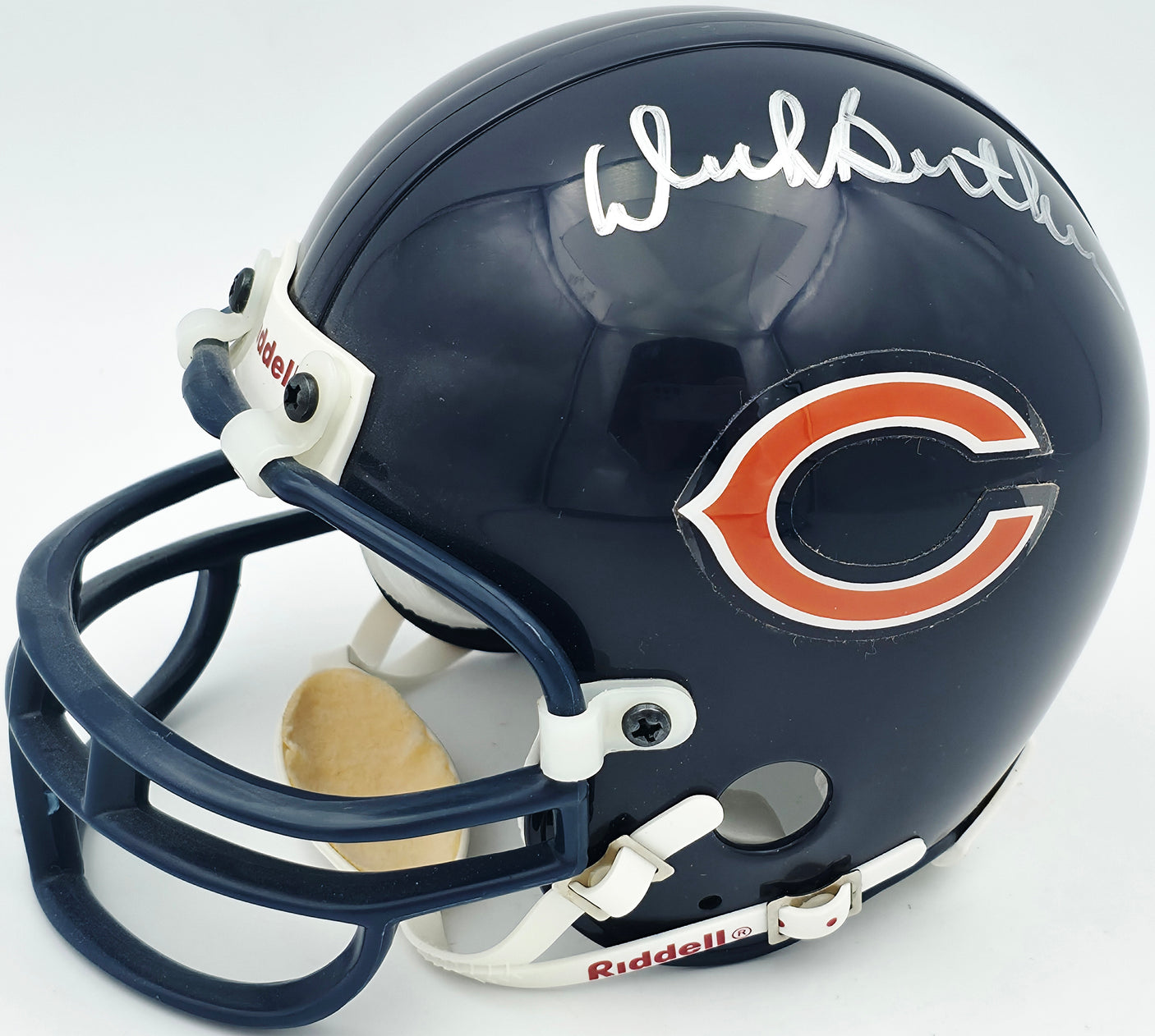 Dick Butkus & Gale Sayers Autographed Chicago Bears Blue Mini Helmet Beckett BAS #AE16660