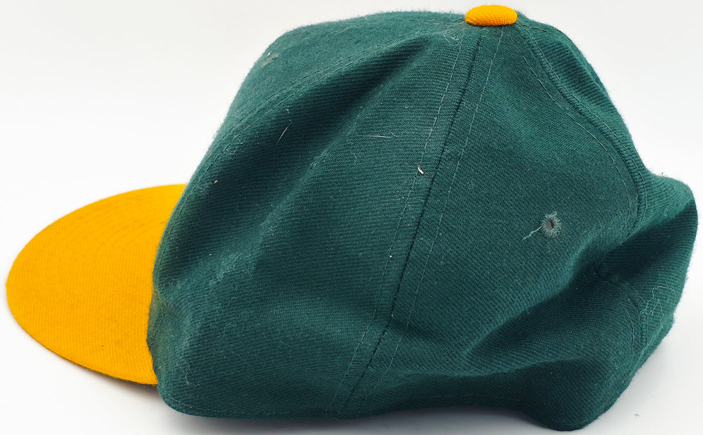 Tony LaRussa Autographed Green & Yellow New Era Hat Oakland A's Beckett BAS QR #BS30097