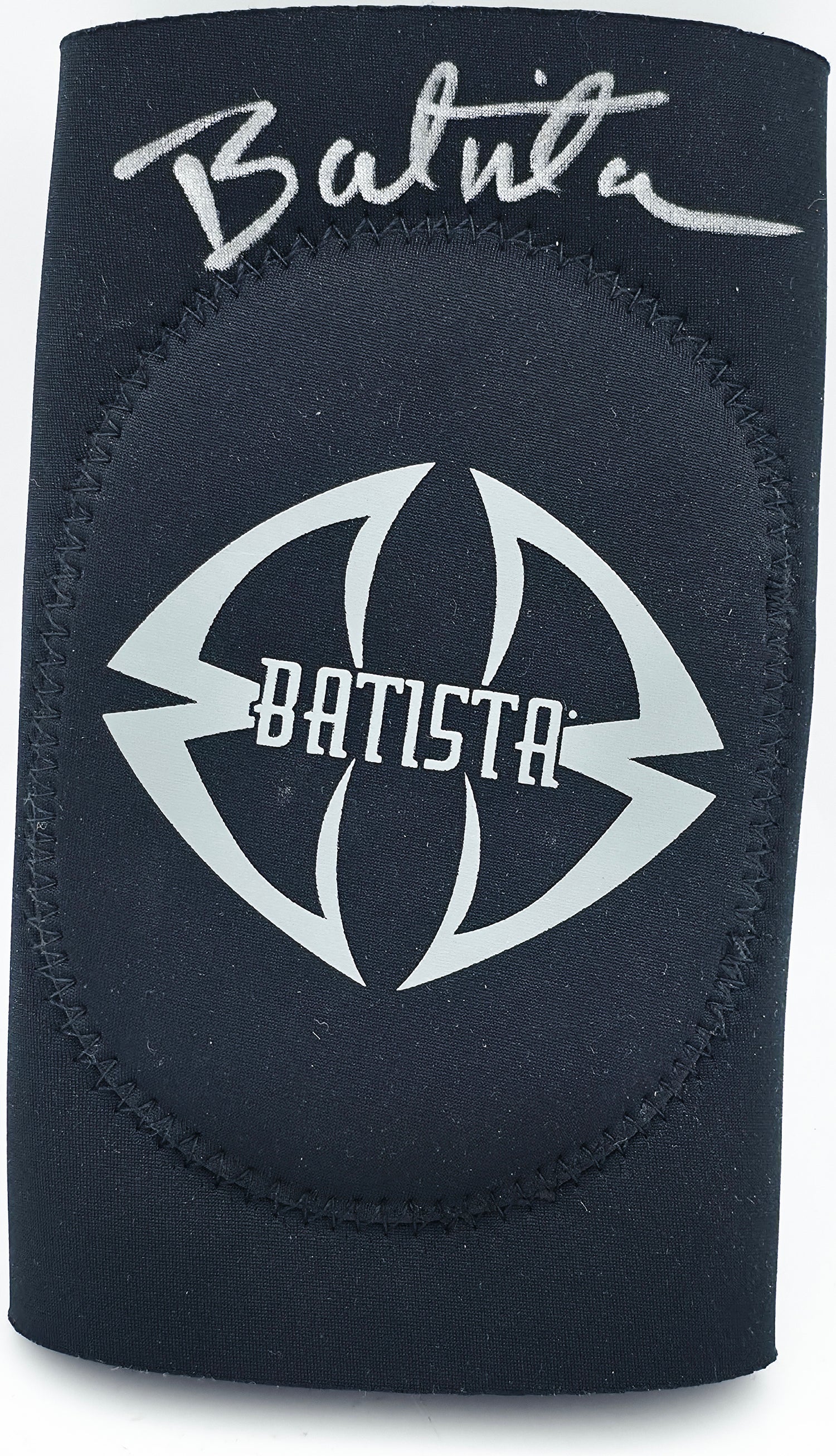 Dave Batista Autographed Black Elbow Guard Beckett BAS QR #BS30098