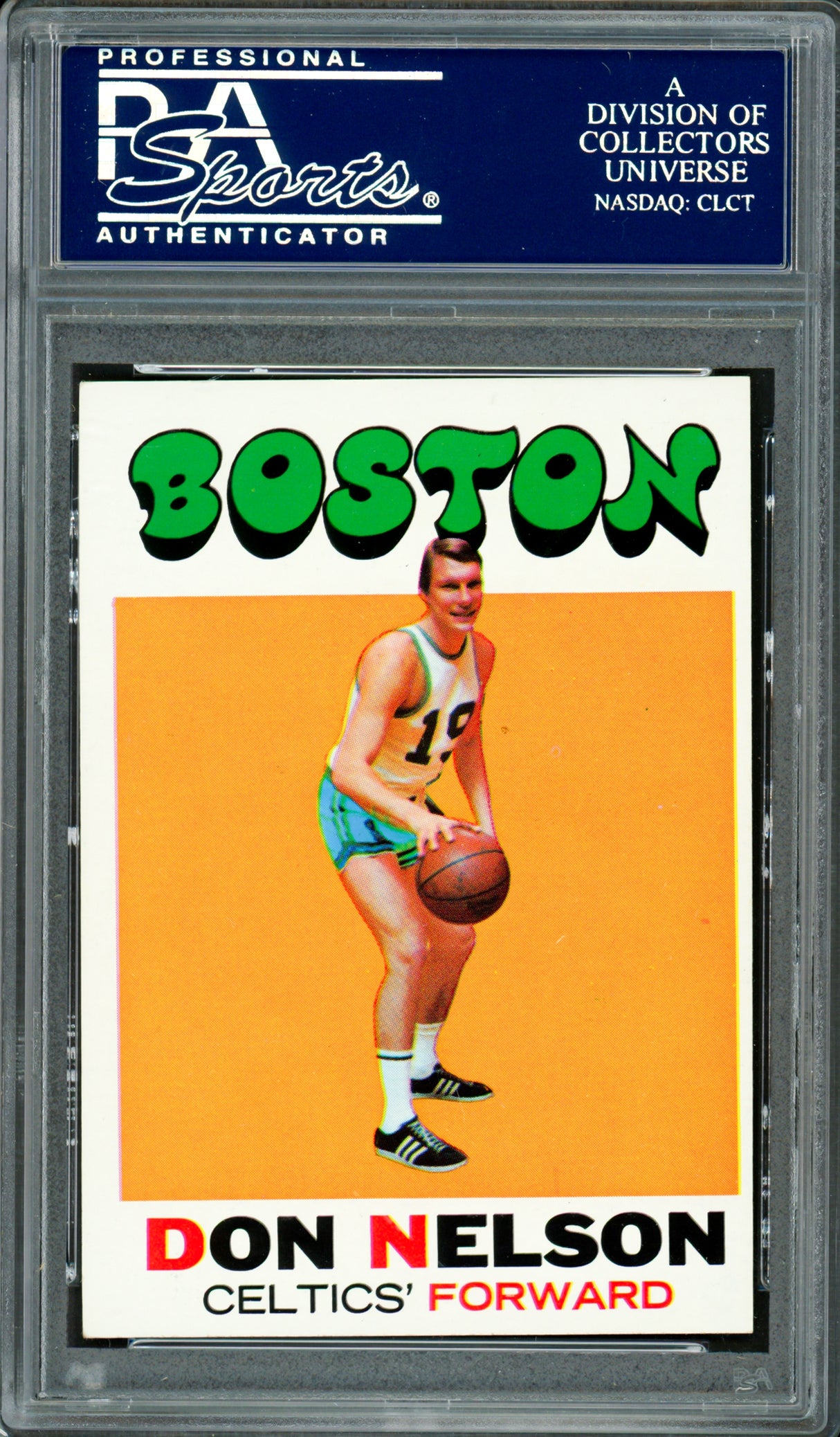 Don Nelson Autographed 1971-72 Topps Card #114 Boston Celtics (Signed On Back) PSA/DNA #83717773