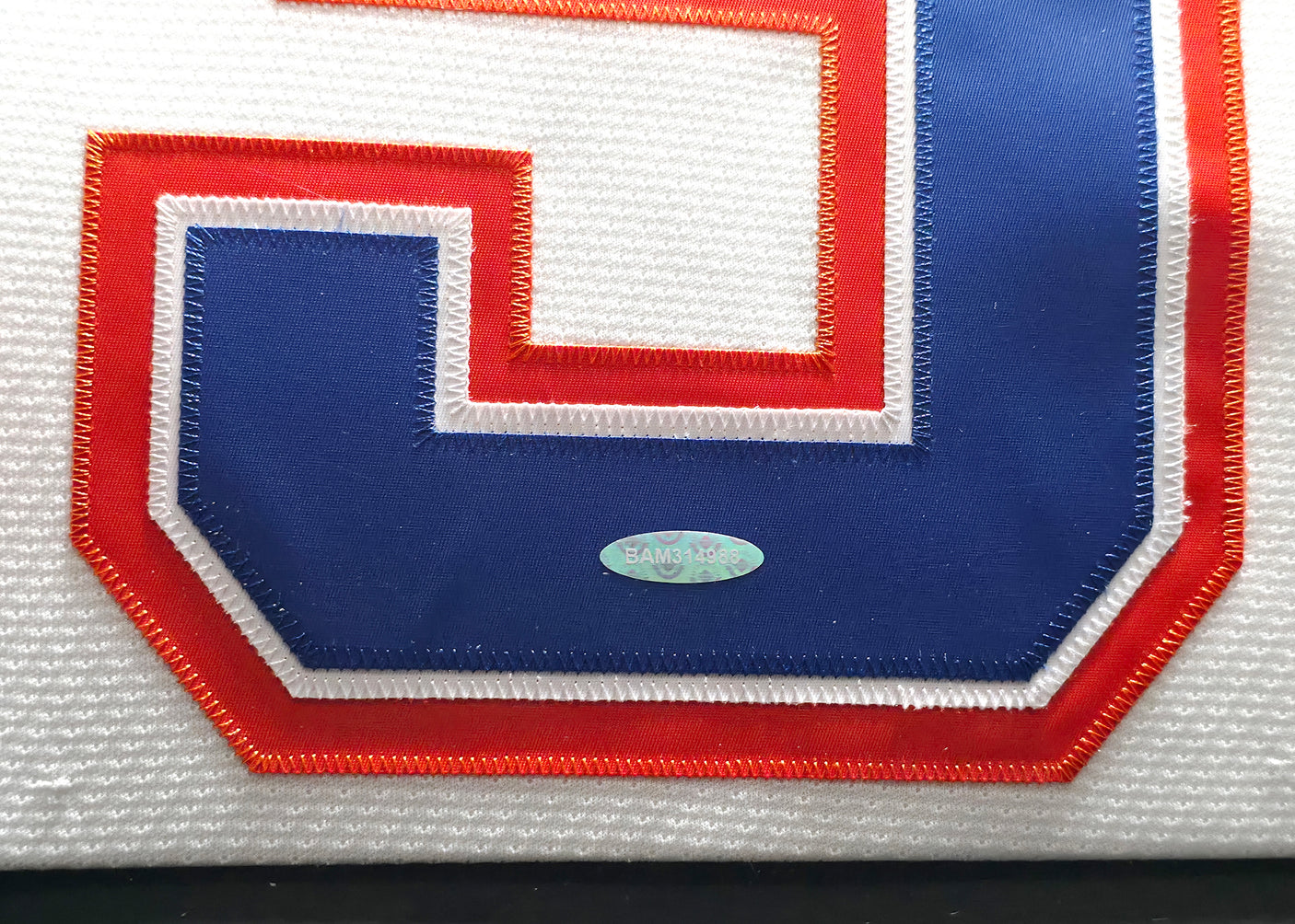 Edmonton Oilers Wayne Gretzky Autographed Framed White Authentic Mitchell & Ness 1986 Vintage Throwback Jersey UDA Holo Stock #249484