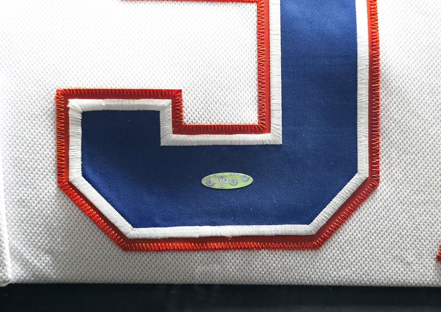 Edmonton Oilers Connor McDavid Autographed Framed White Authentic Adidas Jersey UDA Holo Stock #249481