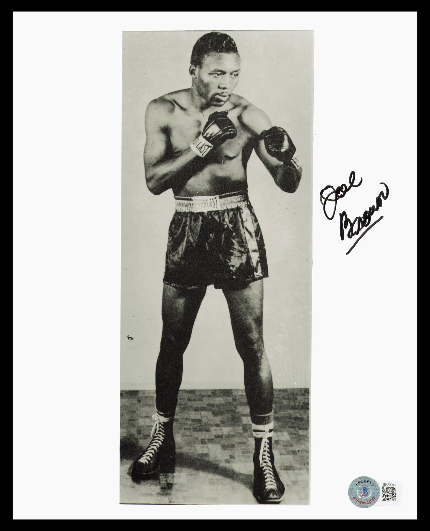 Joe Brown Autographed 8x10 Photo Beckett BAS QR #BH29099