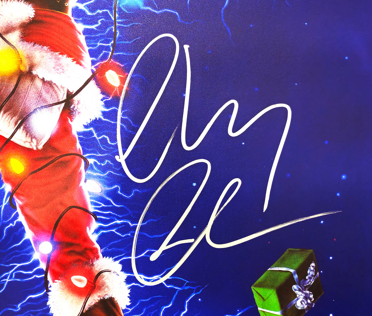 Chevy Chase Autographed 27x40 Christmas Vacation Movie Poster Clark Griswold Beckett BAS Witness Stock #233724