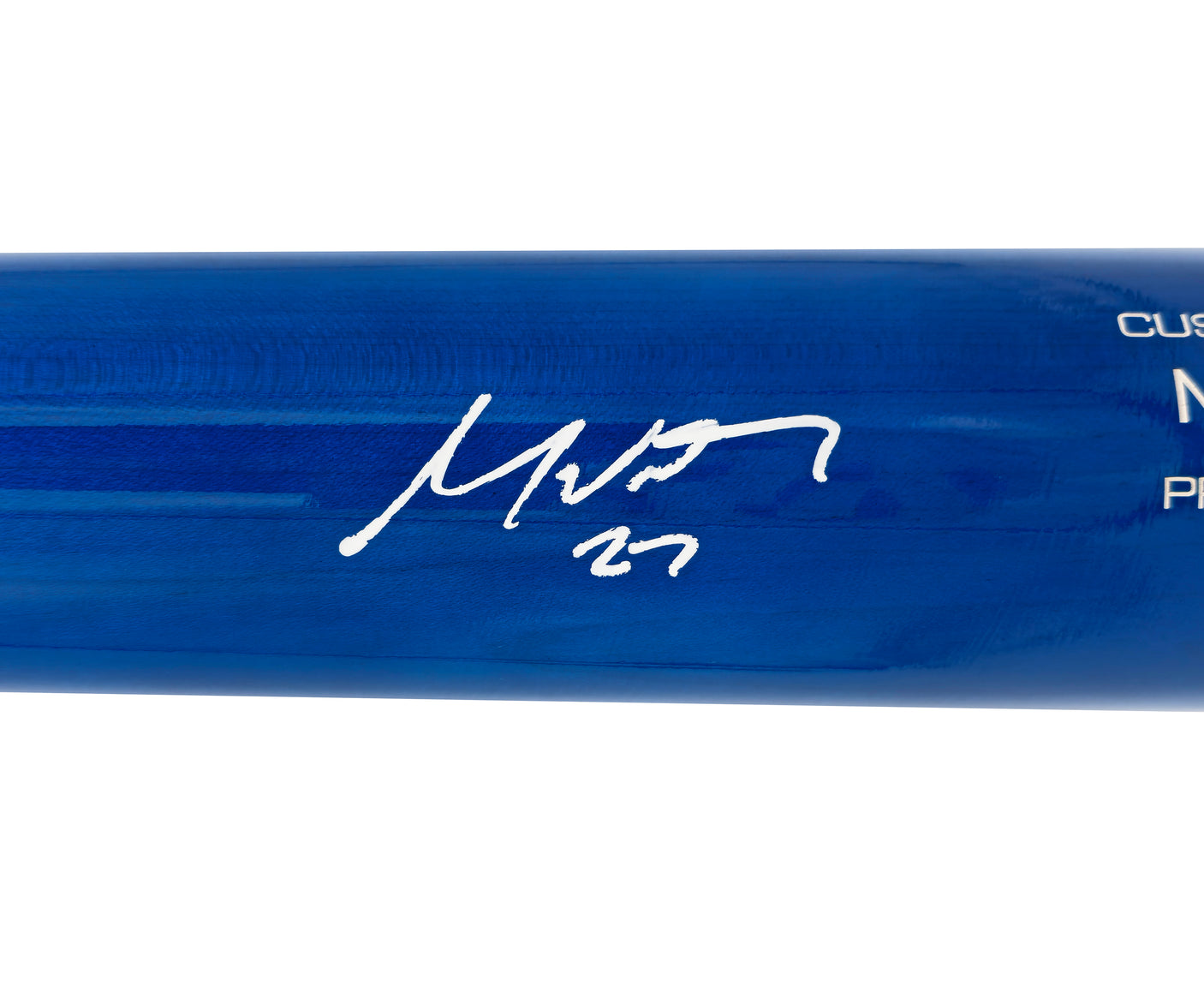 Mark Vientos Autographed Blue Victus Player Model Baseball Bat New York Mets Beckett BAS Witness Stock #234026