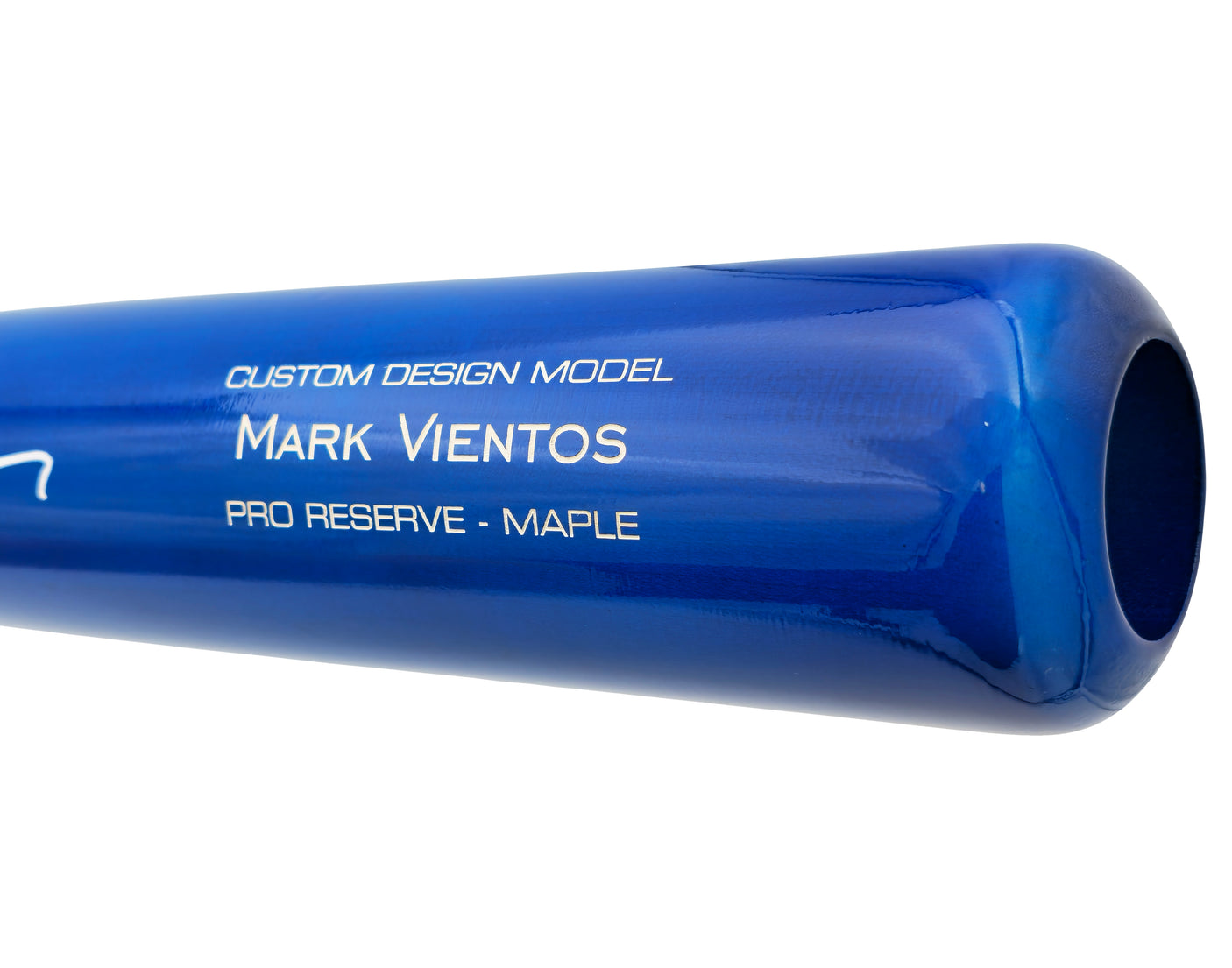 Mark Vientos Autographed Blue Victus Player Model Baseball Bat New York Mets Beckett BAS Witness Stock #234026