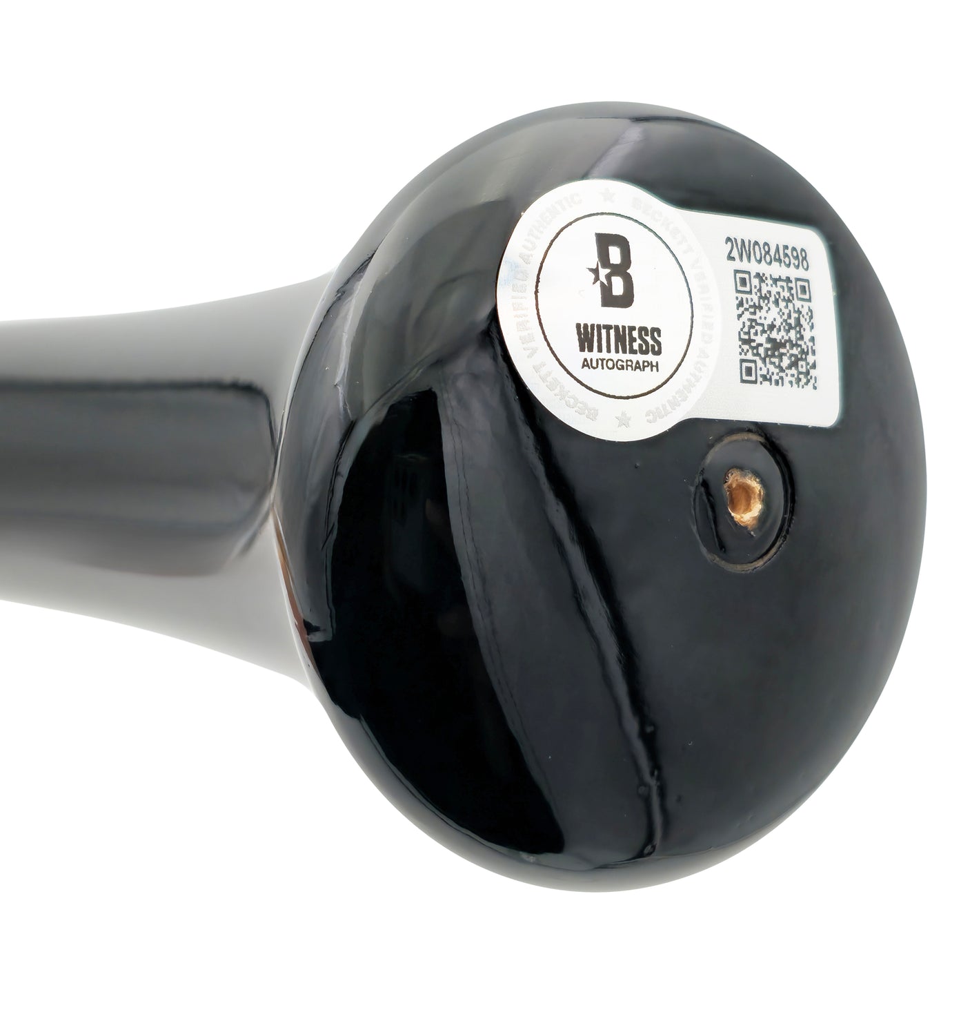 Mark Vientos Autographed Gray Victus Player Model Baseball Bat New York Mets Beckett BAS Witness Stock #234025