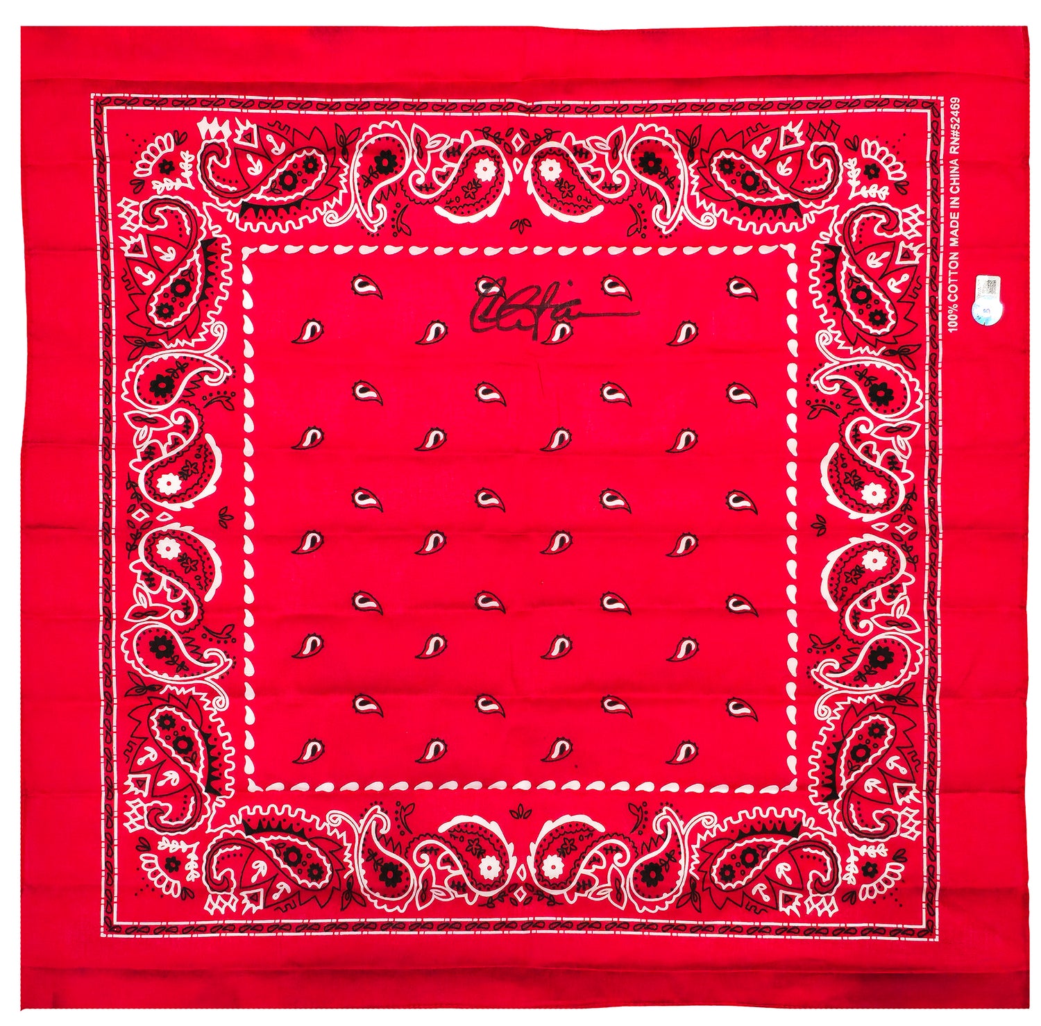 Charlie Sheen Autographed 19x21 Bandana Major League Ricky 'Wild Thing' Vaughn Beckett BAS Witness Stock #232866