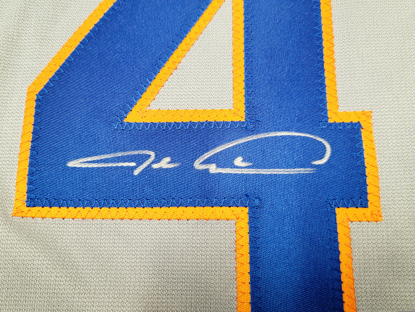 New York Mets Jacob deGrom Autographed Gray Jersey JSA Stock #208150