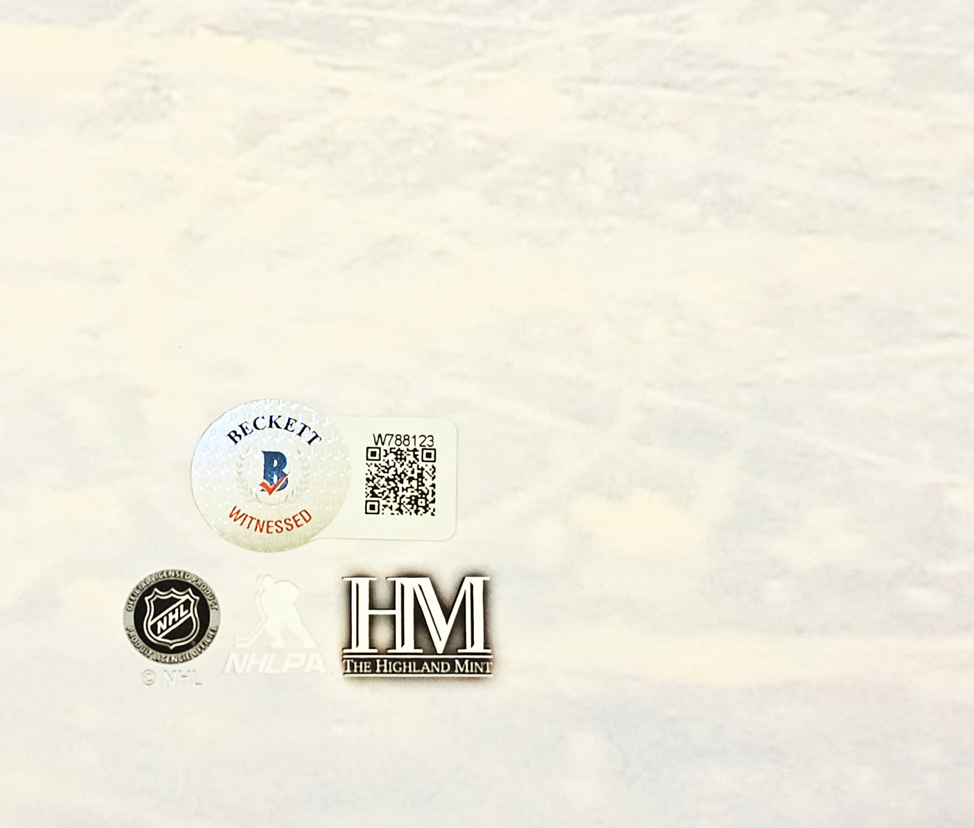 Jaromir Jagr Autographed 16x20 Photo New York Rangers Beckett BAS Witness Stock #219048