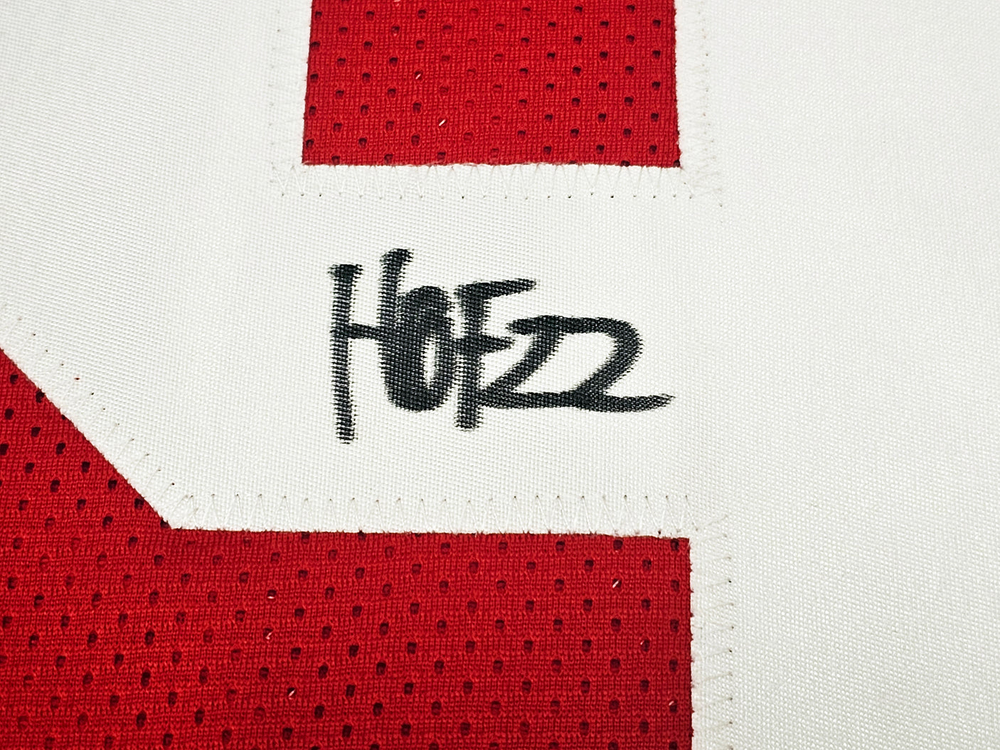 San Francisco 49ers Bryant Young Autographed Red Jersey "HOF 22" Beckett BAS Witness Stock #218751