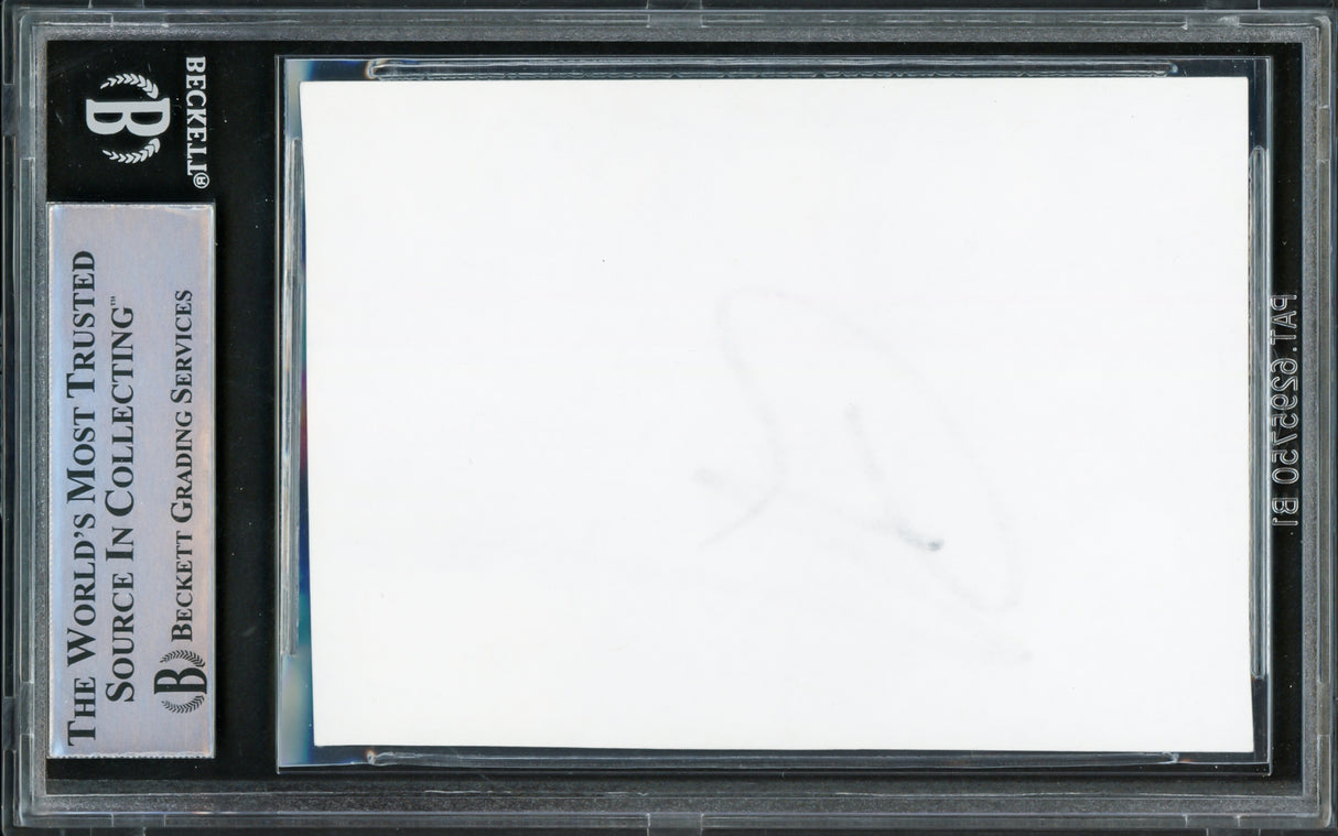 Rafael Nadal Autographed 2.5x3.5 Cut Signature Beckett BAS #15867636
