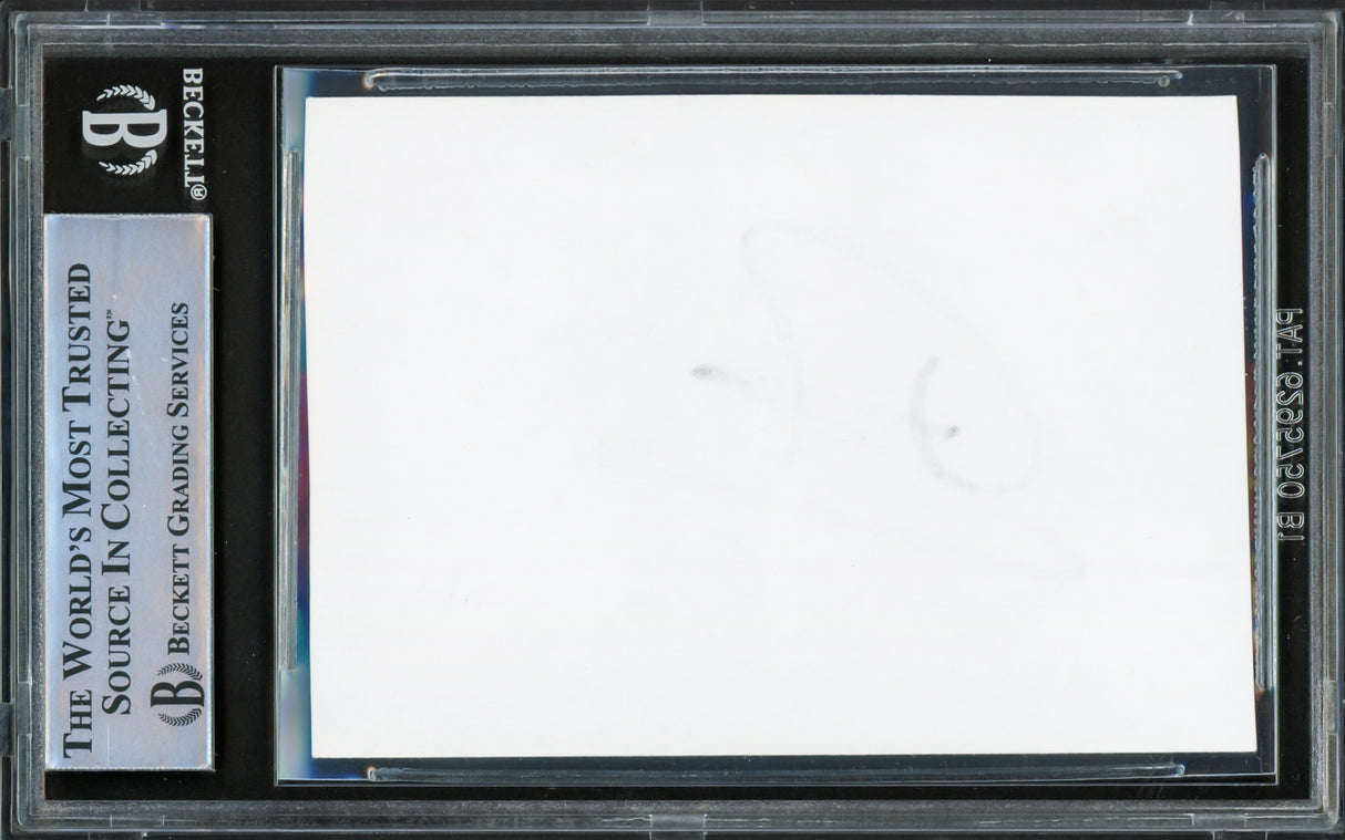 Rafael Nadal Autographed 2.5x3.5 Cut Signature Beckett BAS #15867637
