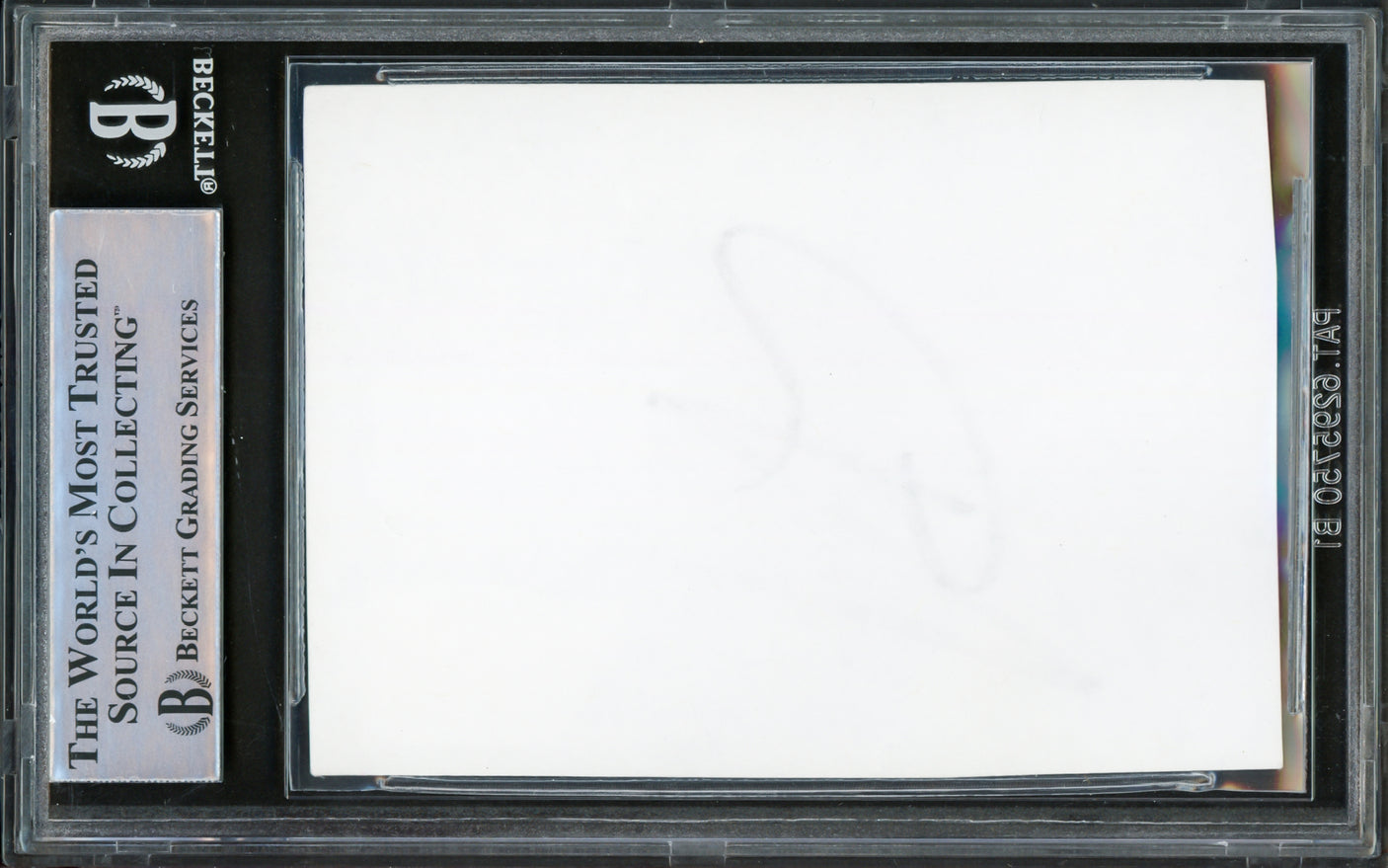 Rafael Nadal Autographed 2.5x3.5 Cut Signature Beckett BAS #15867639