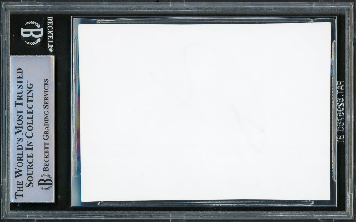 Rafael Nadal Autographed 2.5x3.5 Cut Signature Beckett BAS #15867628